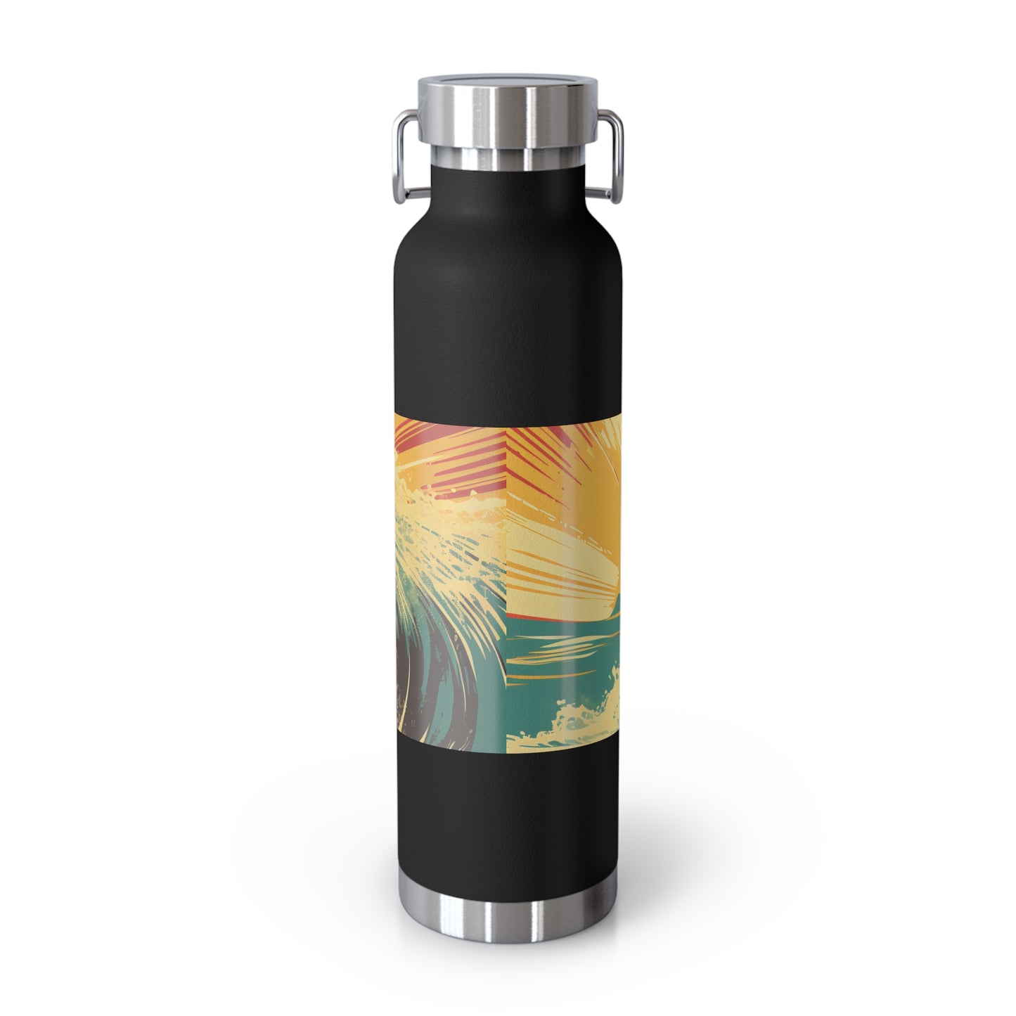 Surfing Adventure Copper Insulated Bottle - 22oz | Eco-Friendly Water Bottle