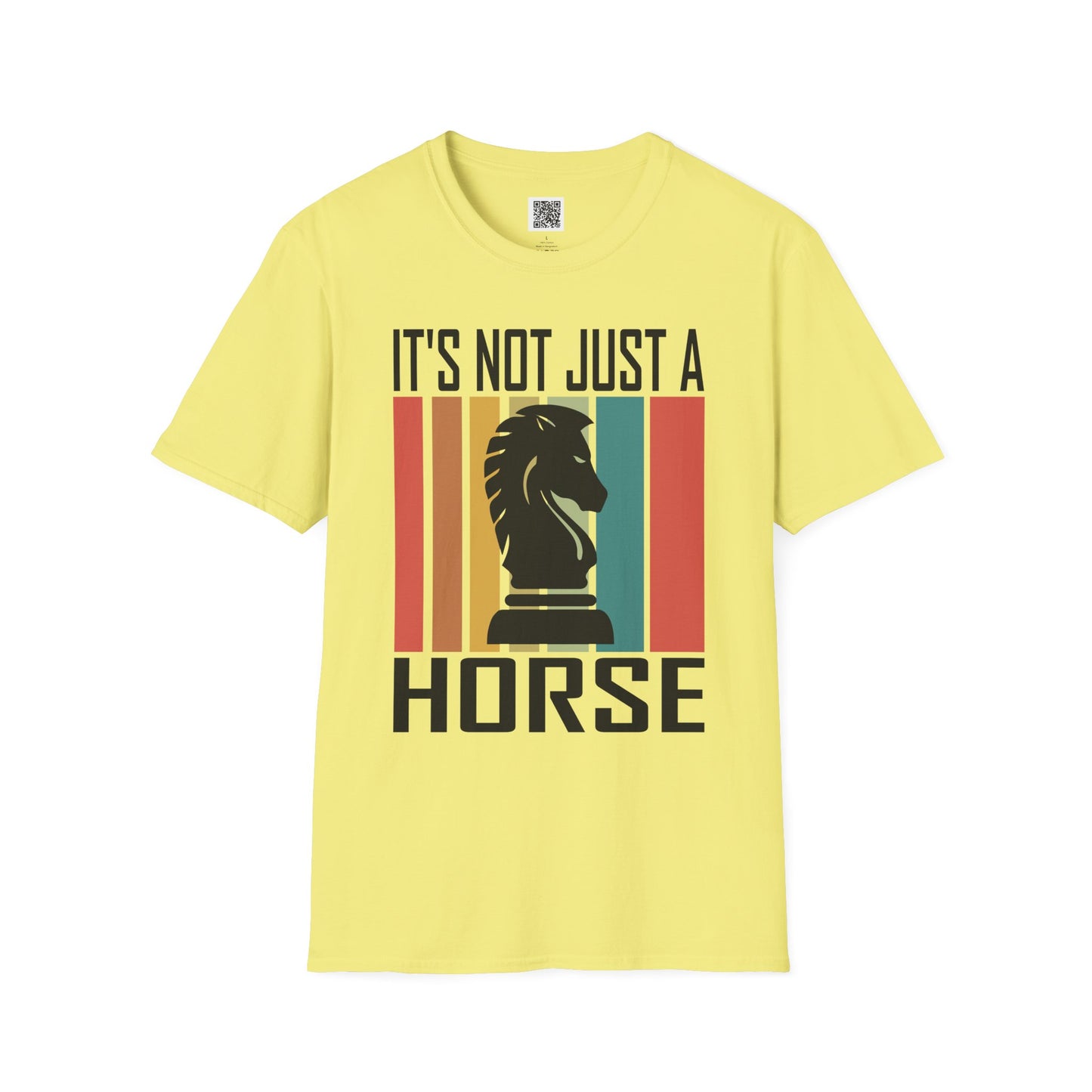 "It's Not Just a Horse" Chess Design - Unisex Softstyle T-Shirt