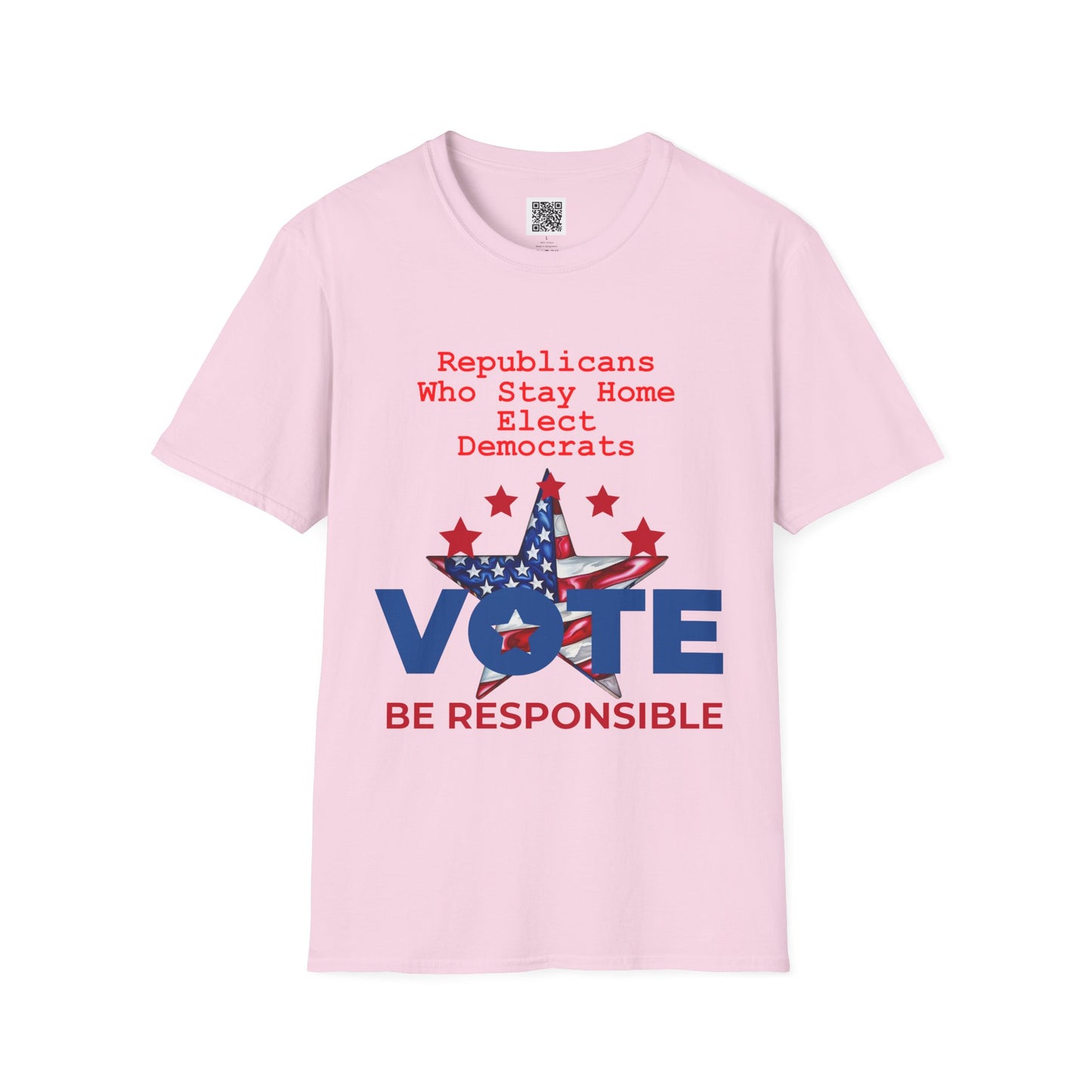 Vote Be Responsible | Unisex Softstyle T-Shirt