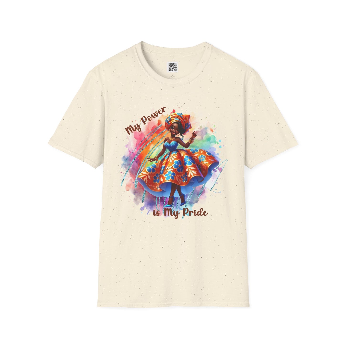My Power is My Pride | Unisex Softstyle T-Shirt - Celebrate Culture and Strength