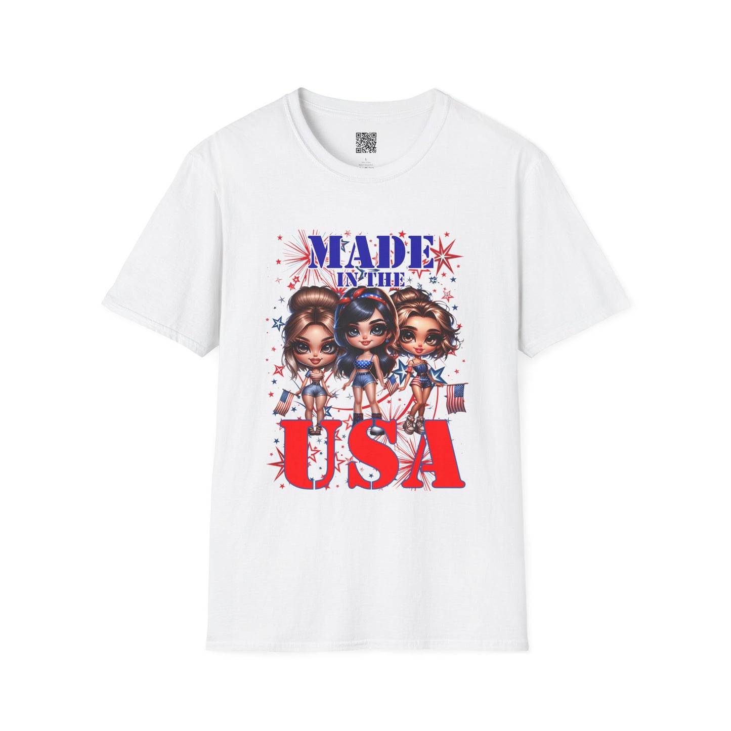 Made in the USA | Unisex Softstyle T-Shirt - Patriotic Graphic Tee