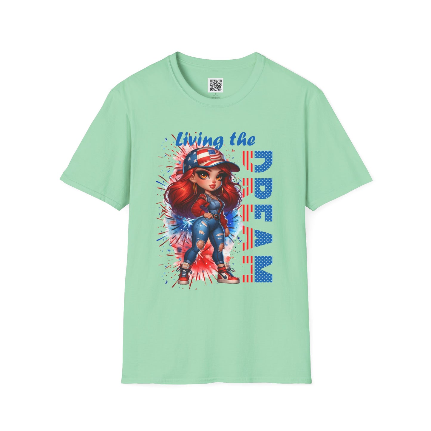 Living the Dream | Unisex Softstyle T-Shirt - Inspirational Graphic Tee