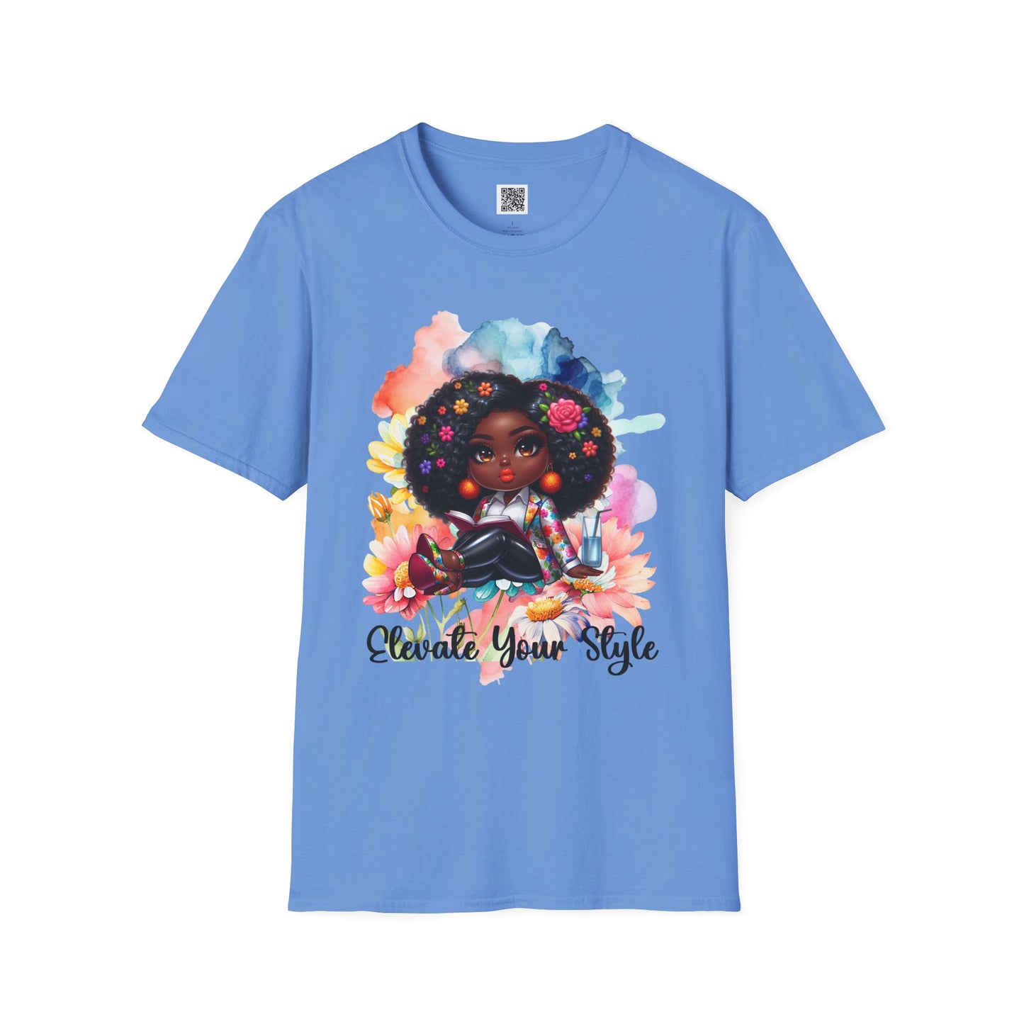 Elevate Your Style | Unisex Softstyle T-Shirt - Colorful Afrocentric Art Tee