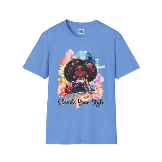 Elevate Your Style | Unisex Softstyle T-Shirt - Colorful Afrocentric Art Tee