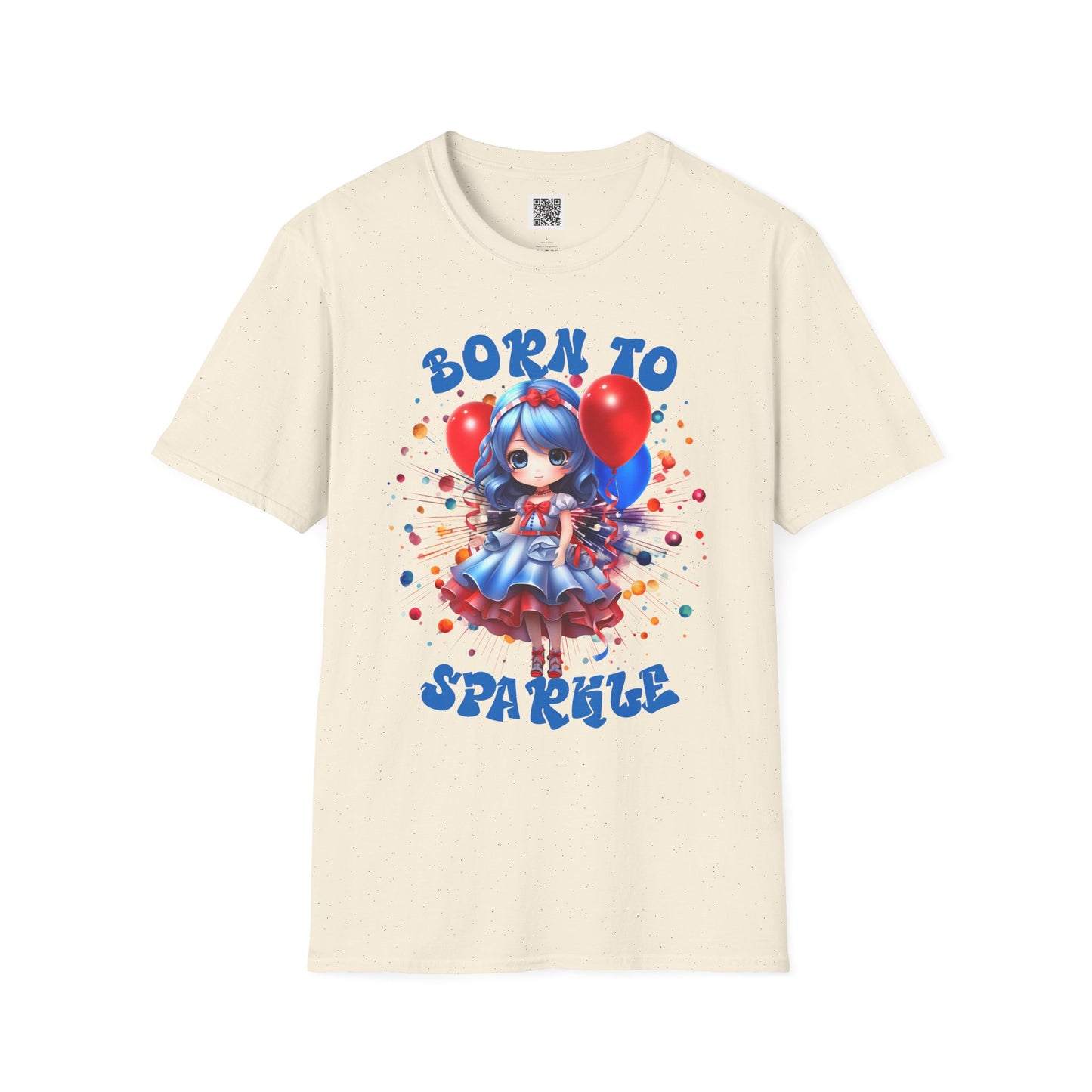 Born to Sparkle | Unisex Softstyle T-Shirt - Fun & Playful Design