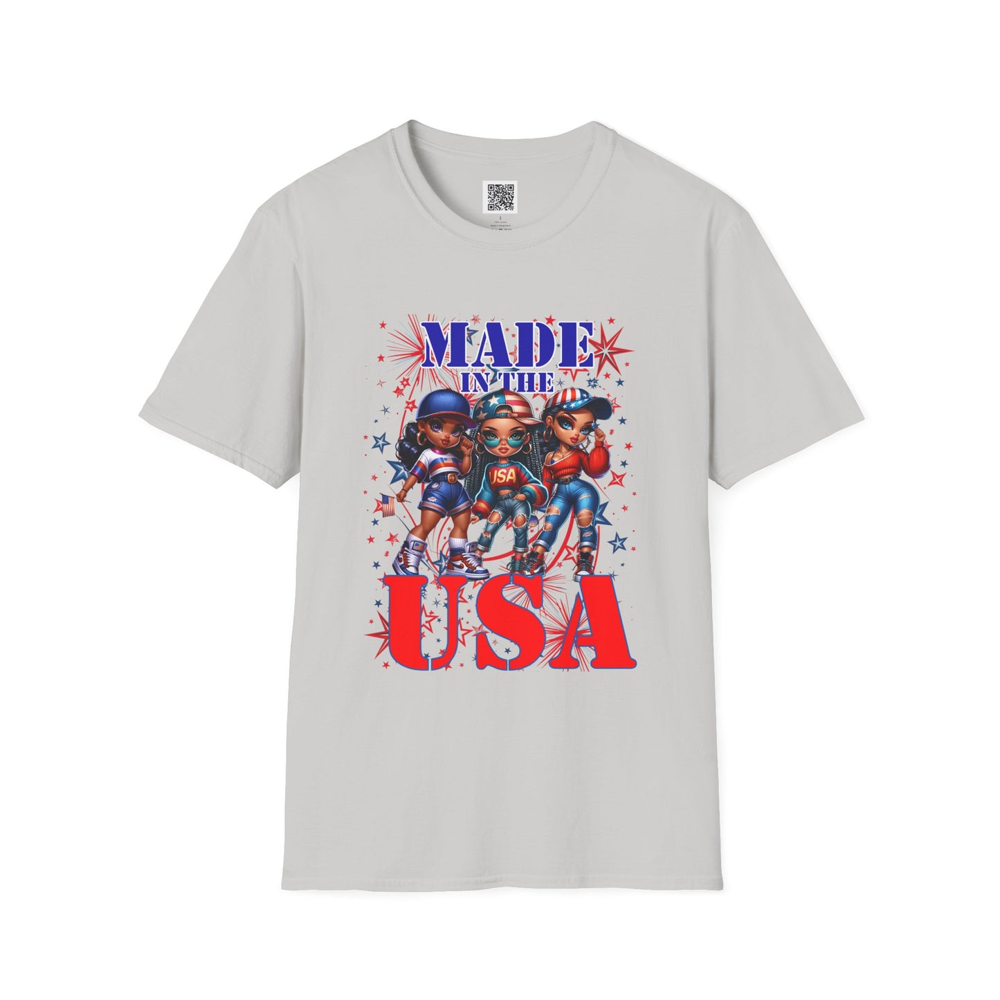 Patriotic Made in the USA | Unisex Softstyle T-Shirt