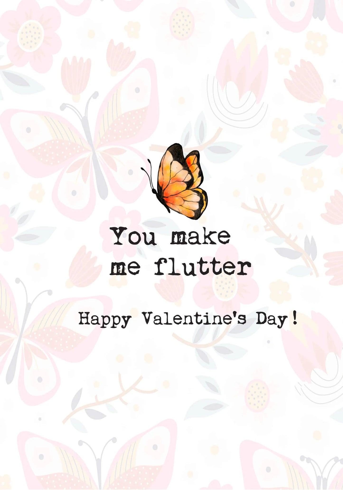 My Candle Gram- Valentine's You make me flutter