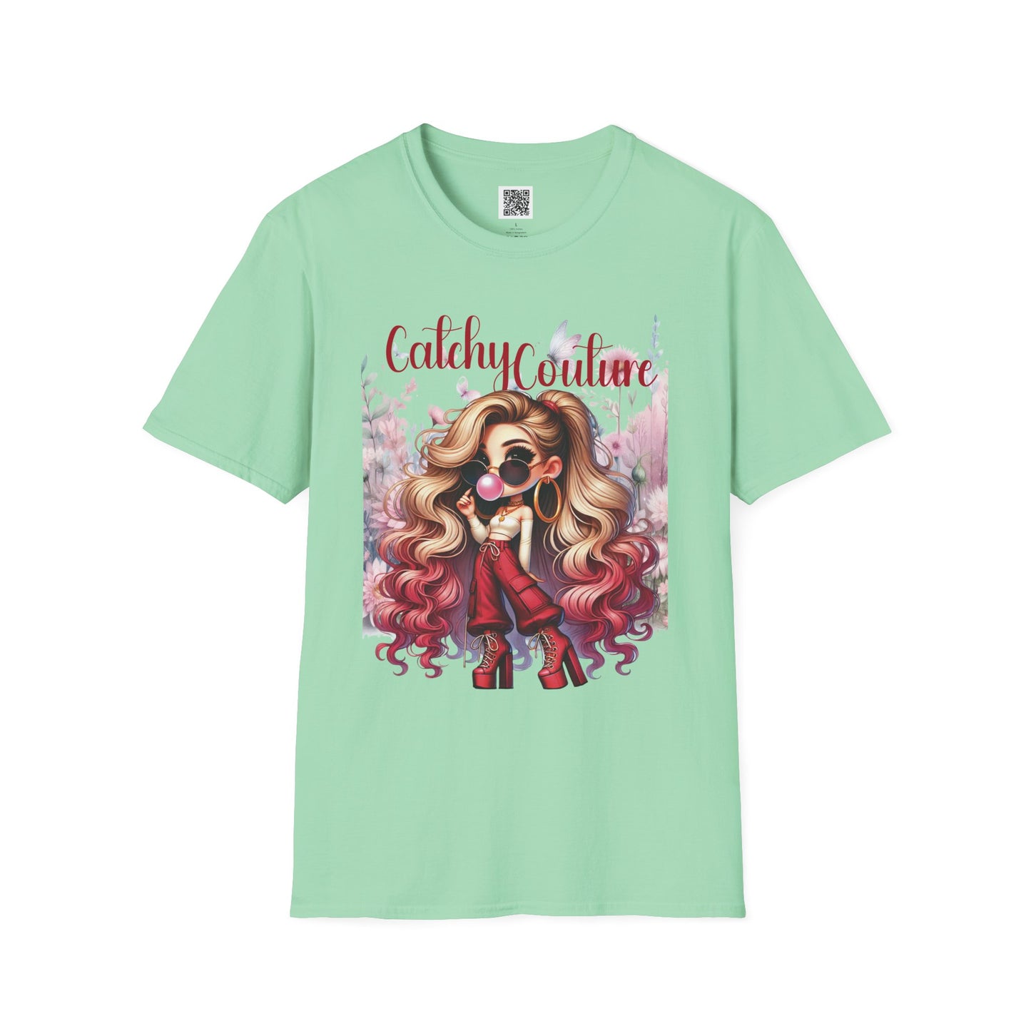 Catchy Couture | Unisex Softstyle T-Shirt - Trendy Graphic Tee for Fashion Lovers
