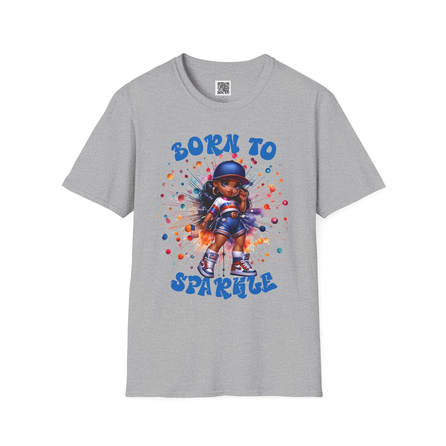 Born to Sparkle | Unisex T-Shirt - Fun, Colorful Tee for Kids and Adults