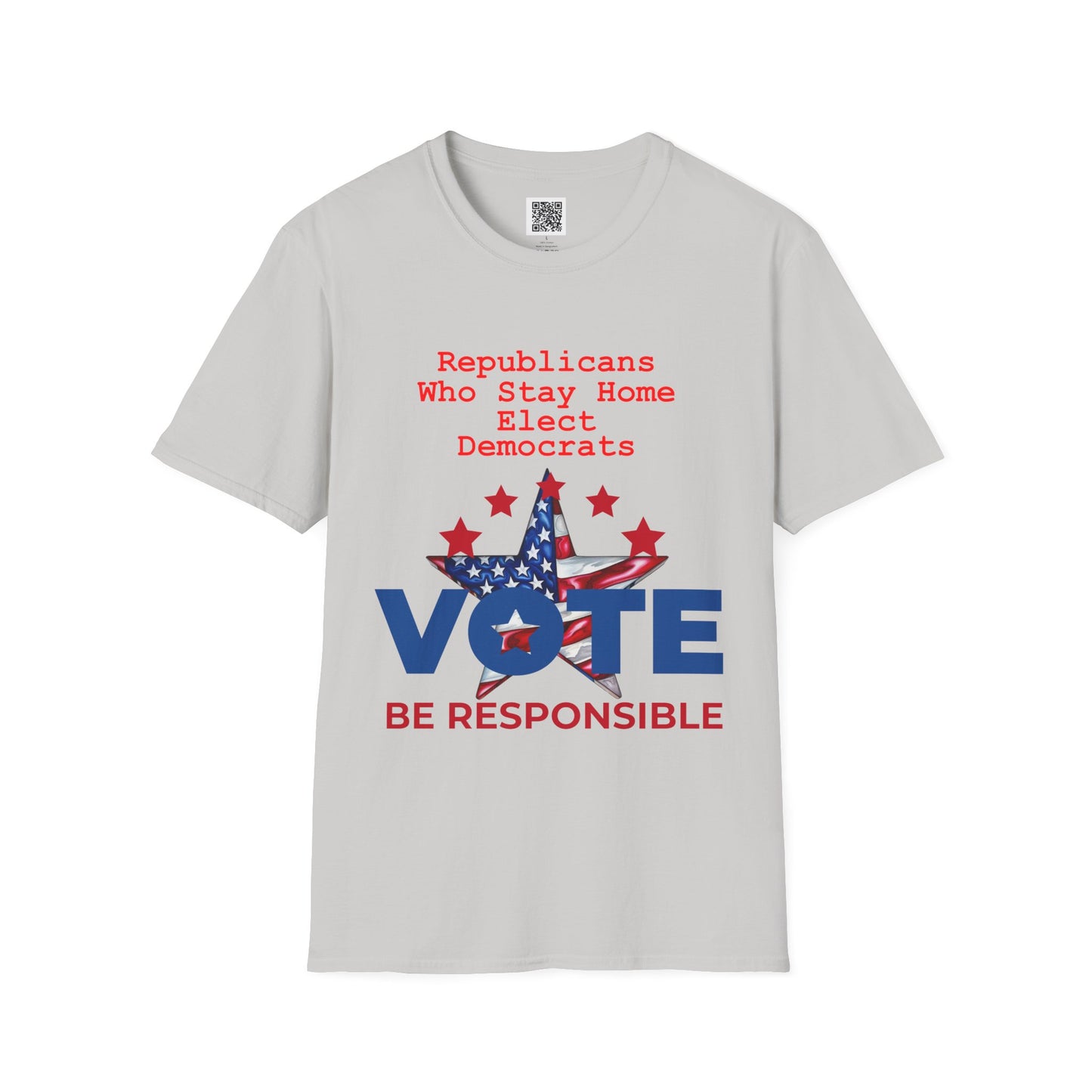 Vote Be Responsible | Unisex Softstyle T-Shirt