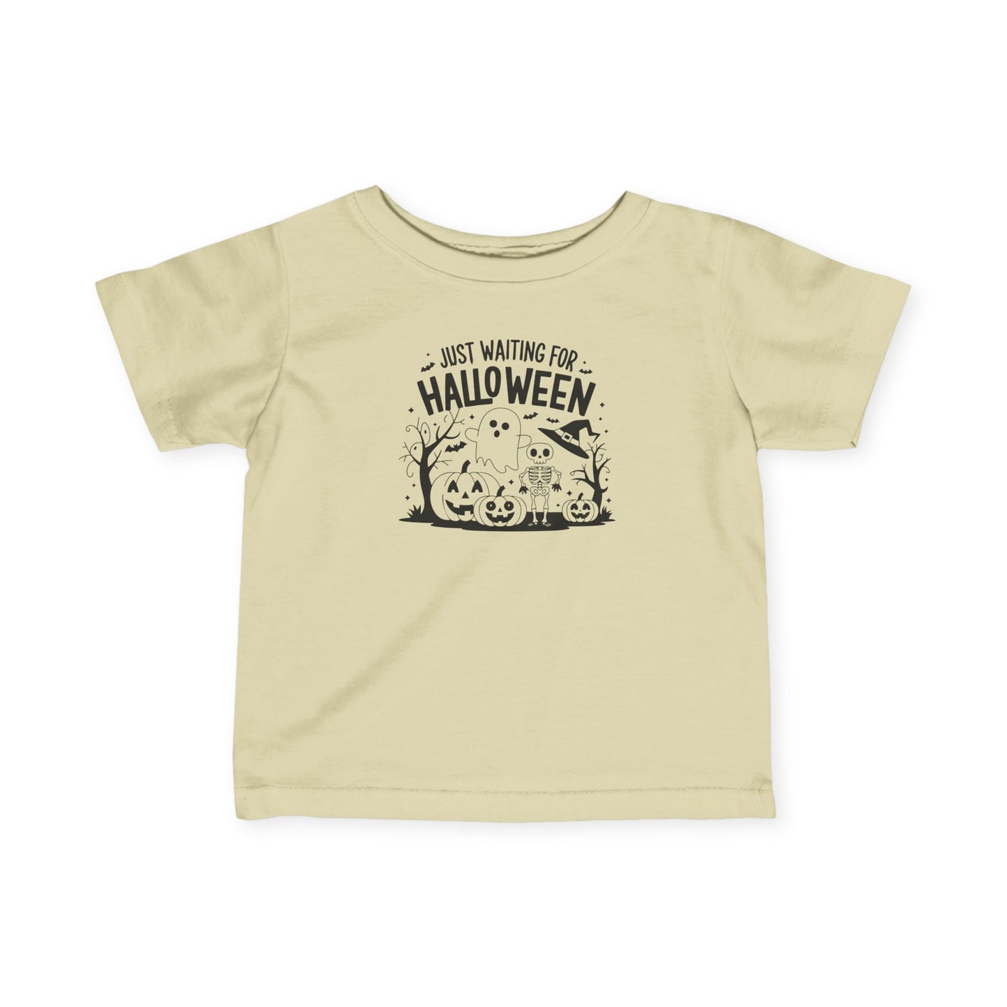 Just Waiting for Halloween - Infant Fine Jersey Tee - Design