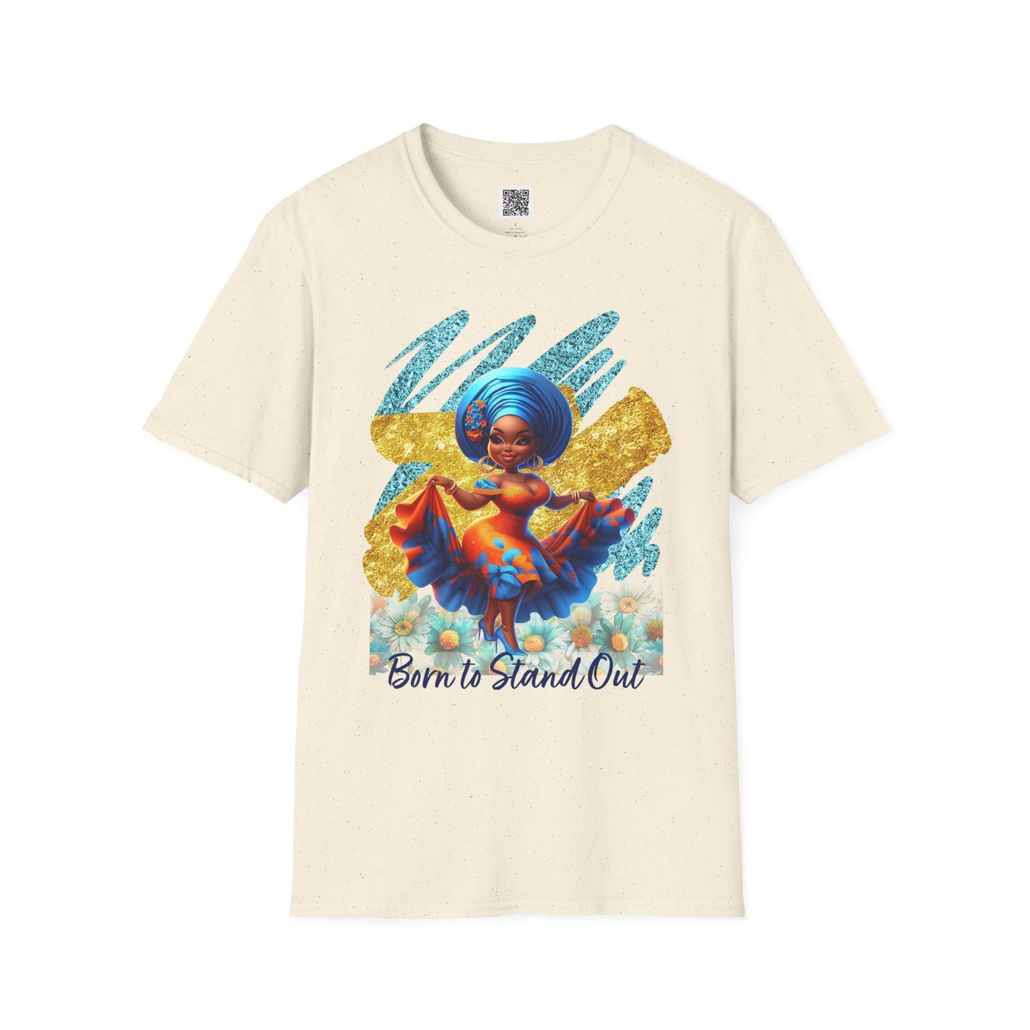 Born to Stand Out | Unisex Softstyle T-Shirt - Vibrant Graphic Tee for Confident Self-Expression