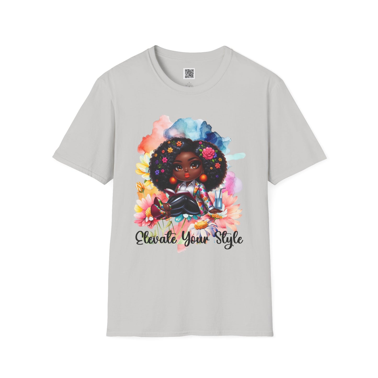 Elevate Your Style | Unisex Softstyle T-Shirt - Colorful Afrocentric Art Tee