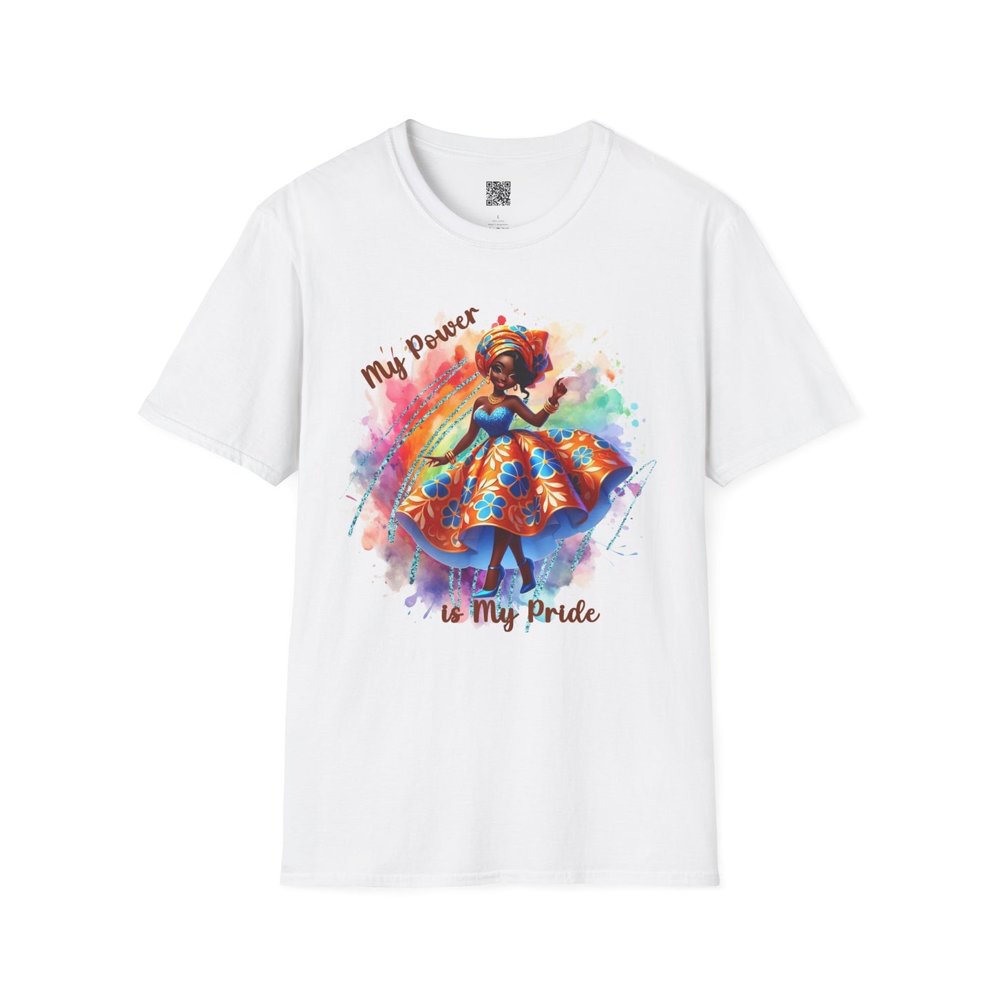 My Power is My Pride | Unisex Softstyle T-Shirt - Celebrate Culture and Strength