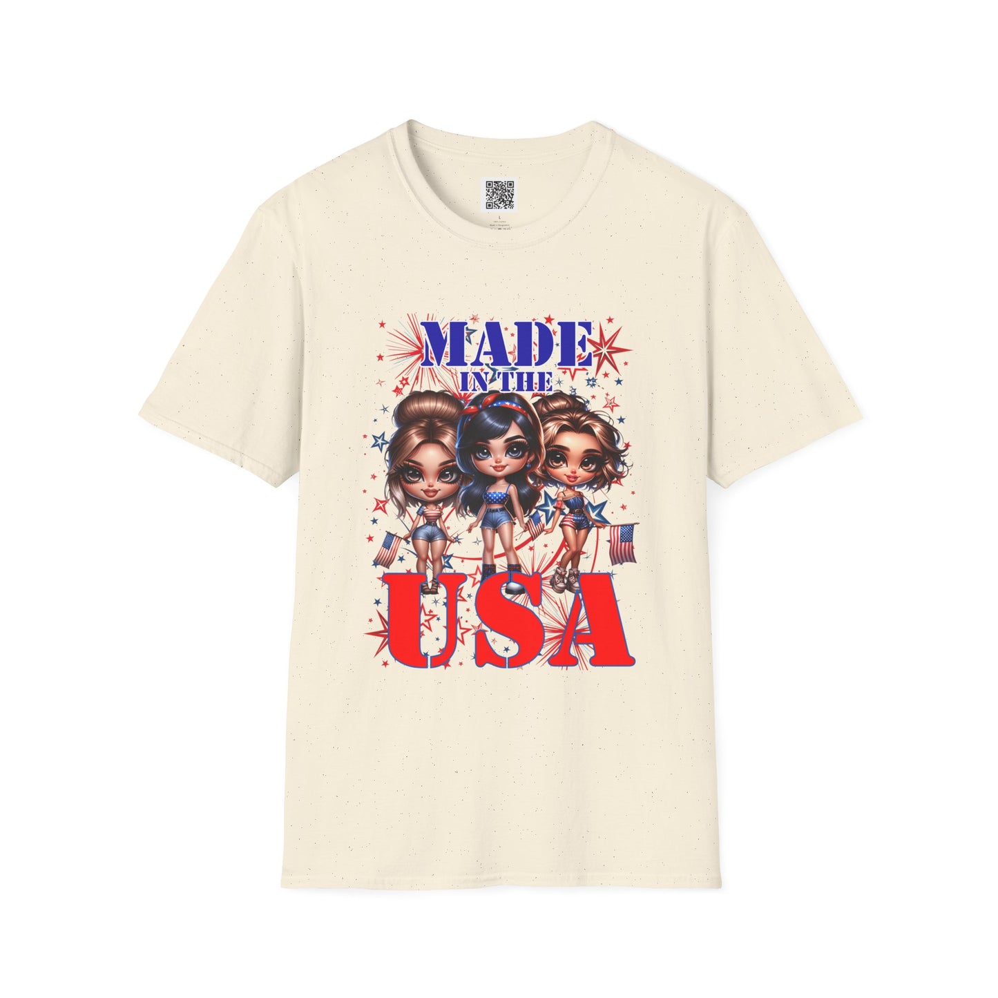 Made in the USA | Unisex Softstyle T-Shirt - Patriotic Graphic Tee