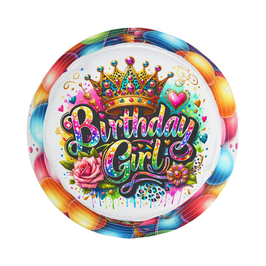 Colorful Birthday Girl Celebration Bucket Hat | Fun "Happy Birthday" Design