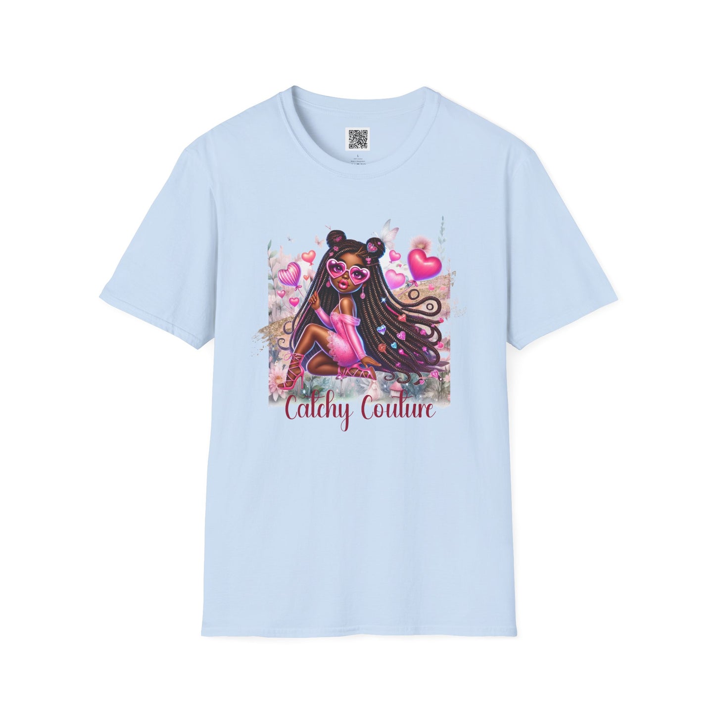 Catchy Couture Graphic T-Shirt for Fun Love Vibes
