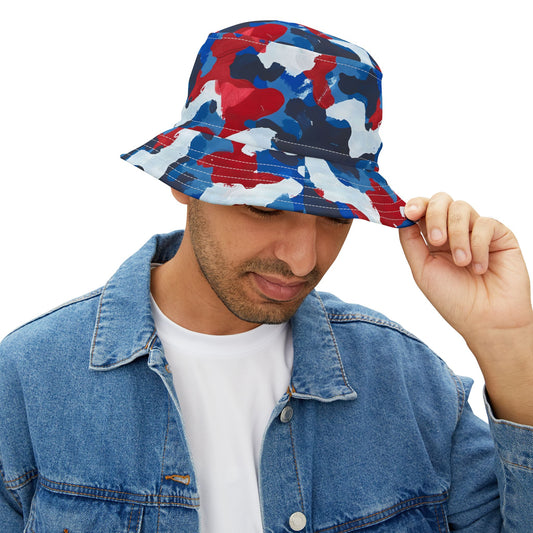 Trendy Camo Pattern Bucket Hat for Outdoor Adventures