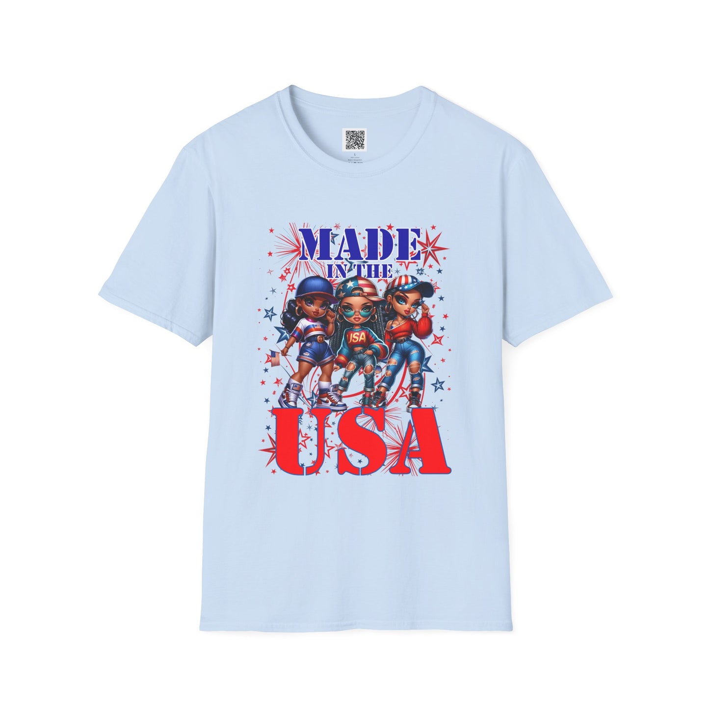 Patriotic Made in the USA | Unisex Softstyle T-Shirt