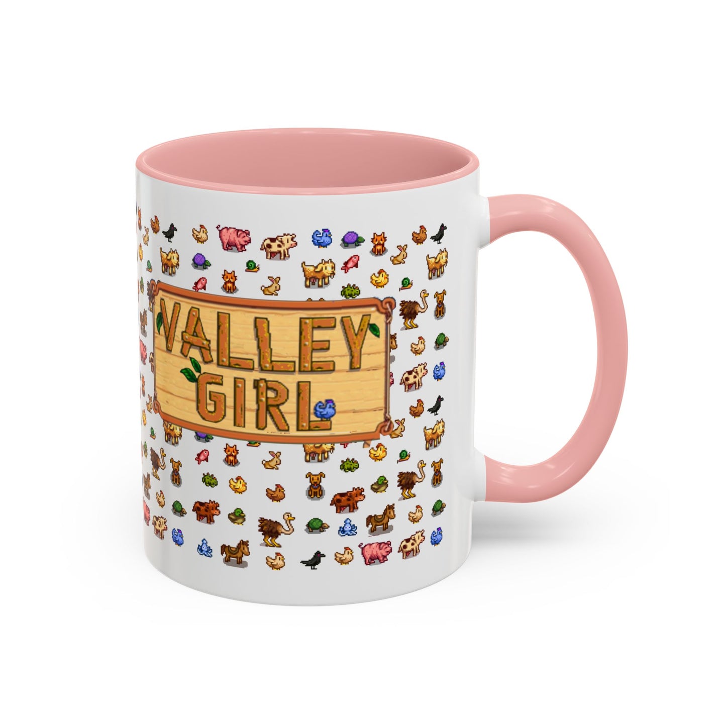 Whimsical Animal Accent Coffee Mug, Cute Gift for Animal Lovers, Fun Home Decor, Cozy Beverage Companion, Valley Girl Inspired