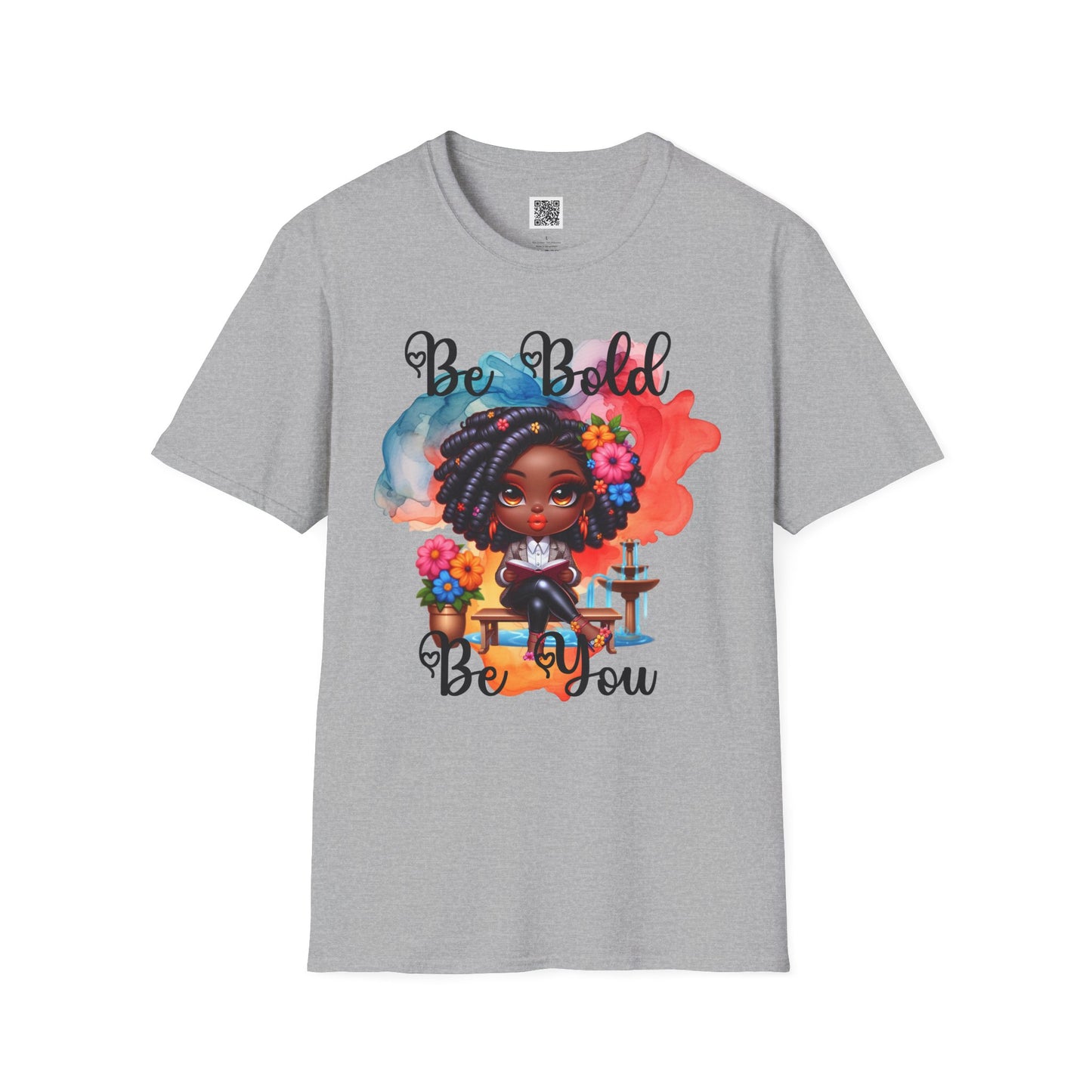 Be Bold, Be You | Unisex Softstyle T-Shirt for Empowerment & Self-Expression