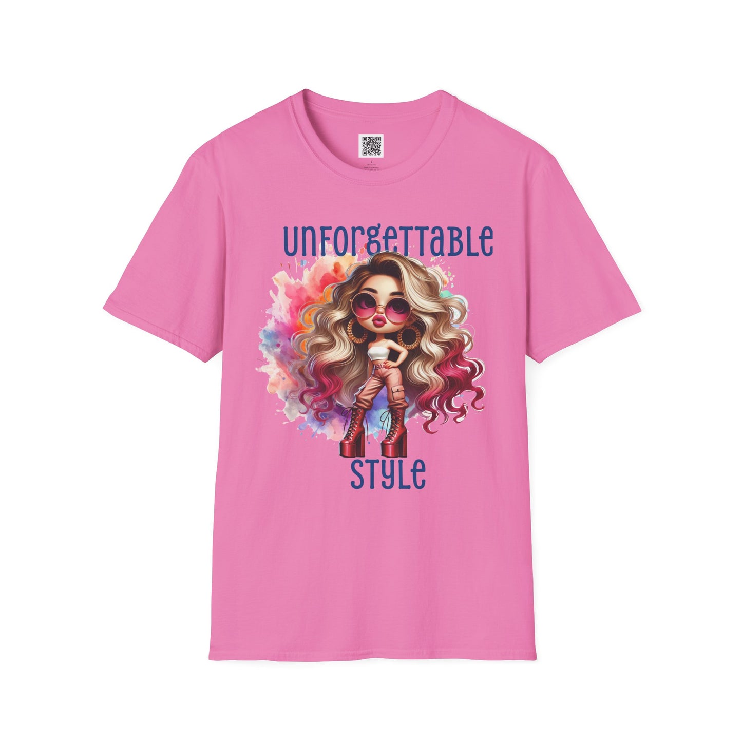 Unforgettable Style | Unisex Softstyle T-Shirt - Trendy Graphic Tee for Fashion Lovers