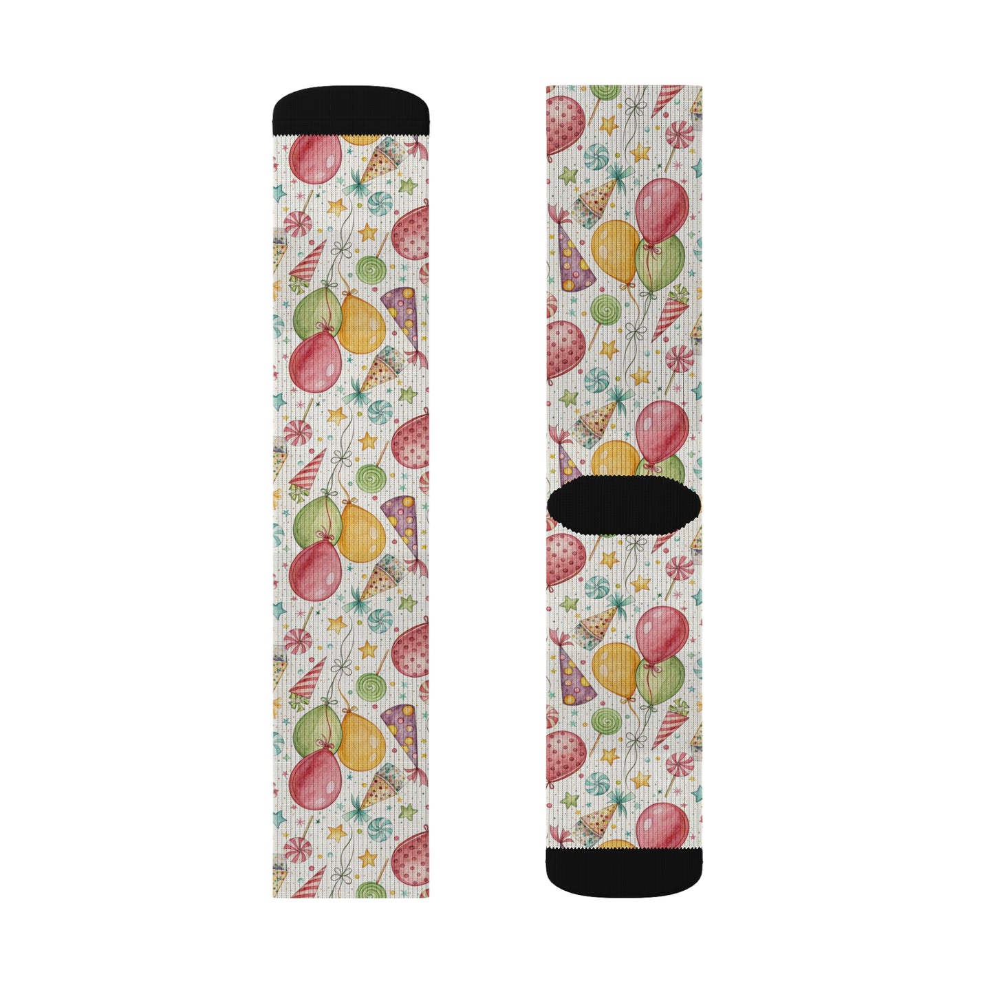 Colorful Birthday Celebration Socks for Parties & Gifts