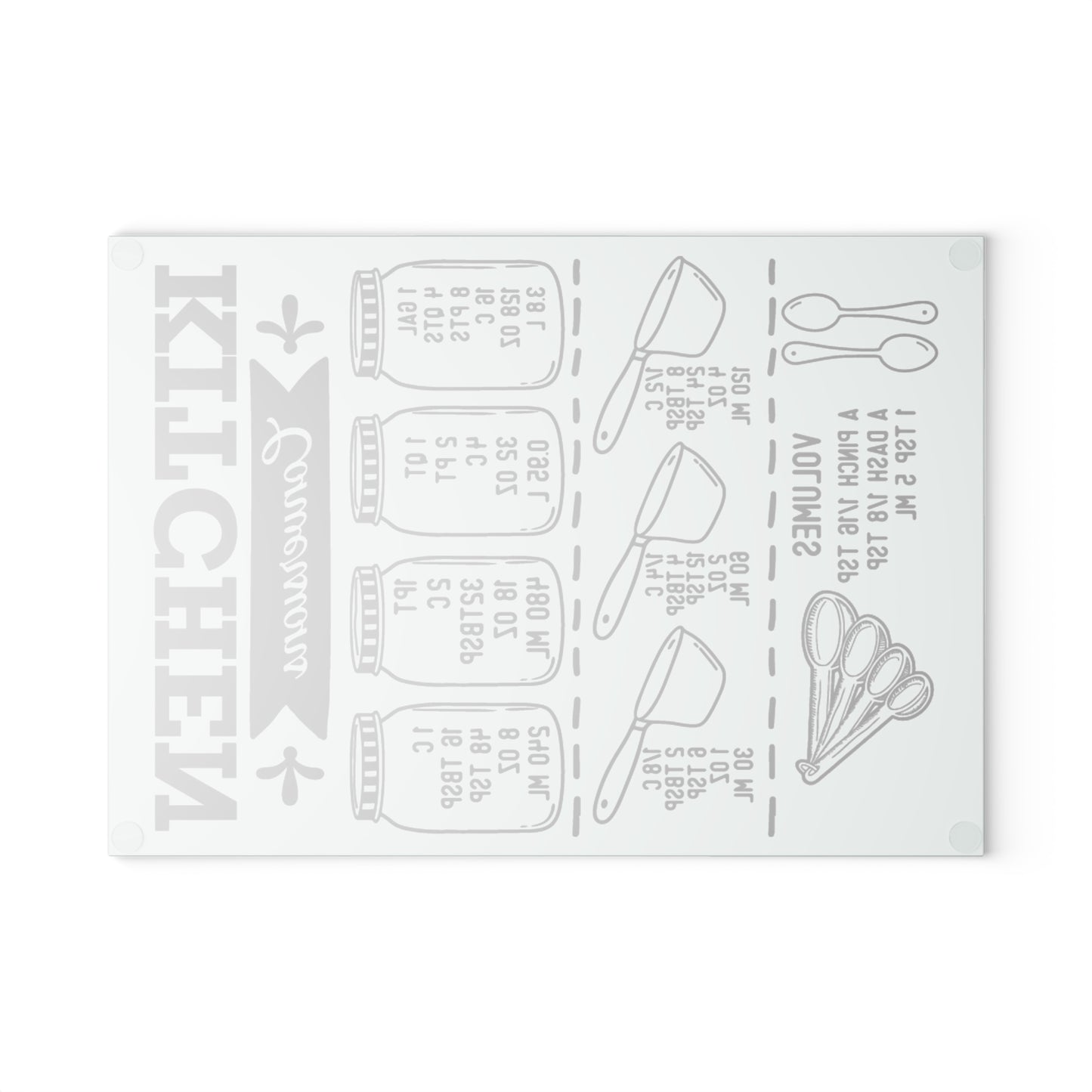 Kitchen Conversion Glass Cutting Board - Practical Cooking Guide for Chefs and Home Cooks