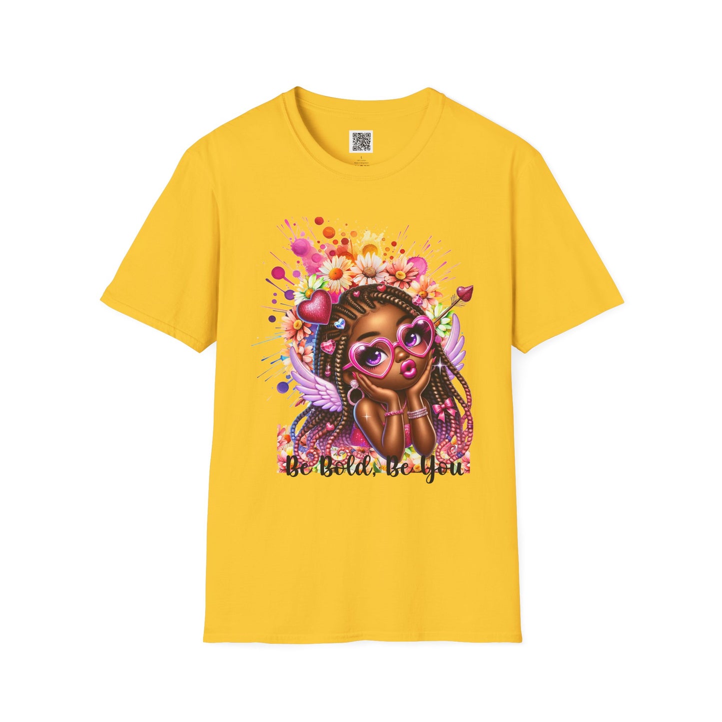 Be Bold & Beautiful | Unisex Softstyle T-Shirt - Vibrant Graphic Tee for Self-Expression
