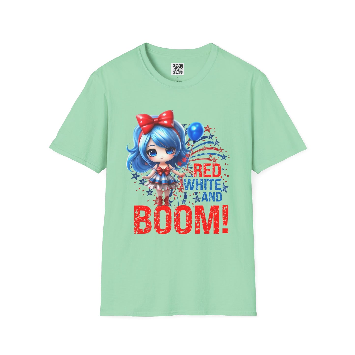 Red, White, and Boom Design for Patriotic Celebrations | Unisex T-Shirt