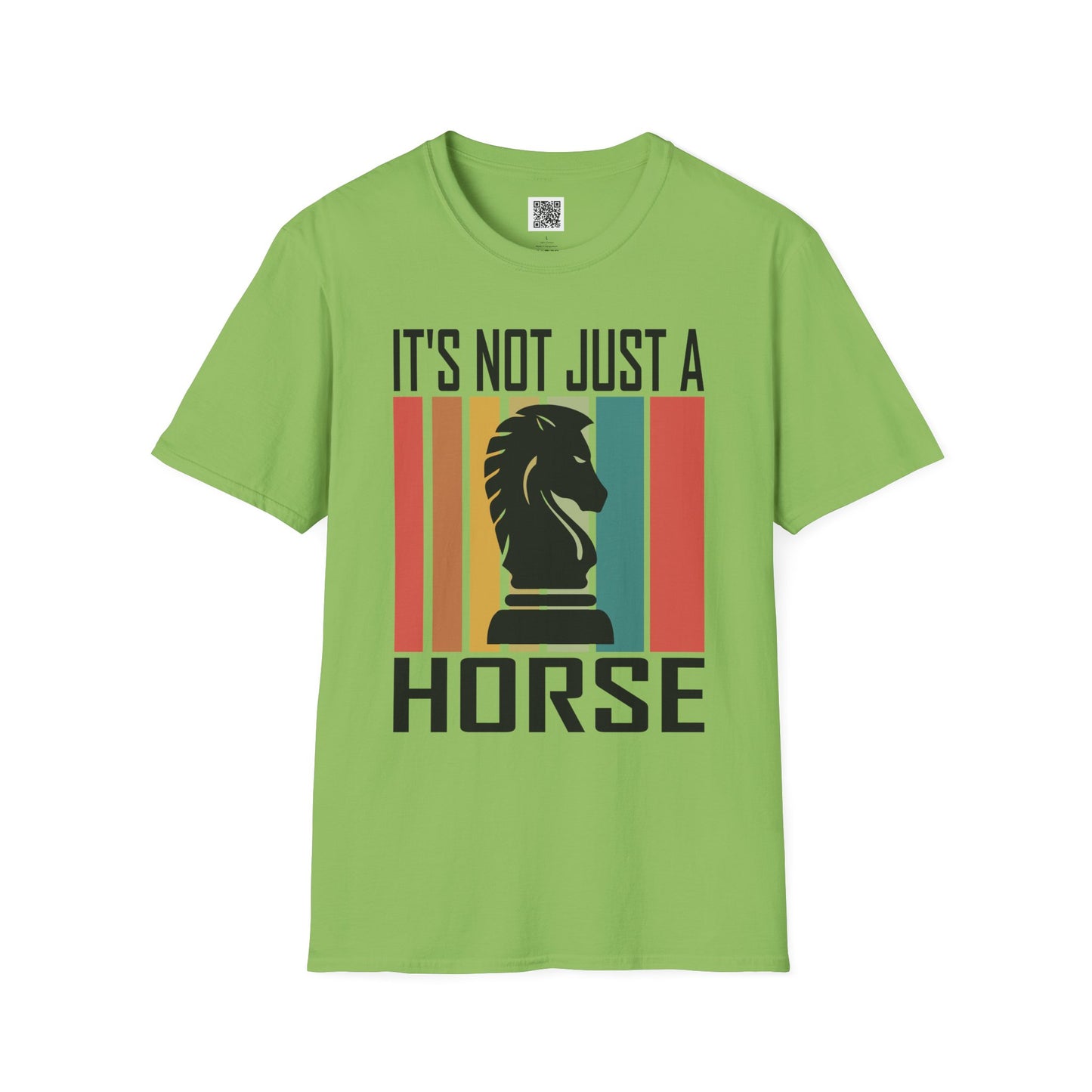 "It's Not Just a Horse" Chess Design - Unisex Softstyle T-Shirt