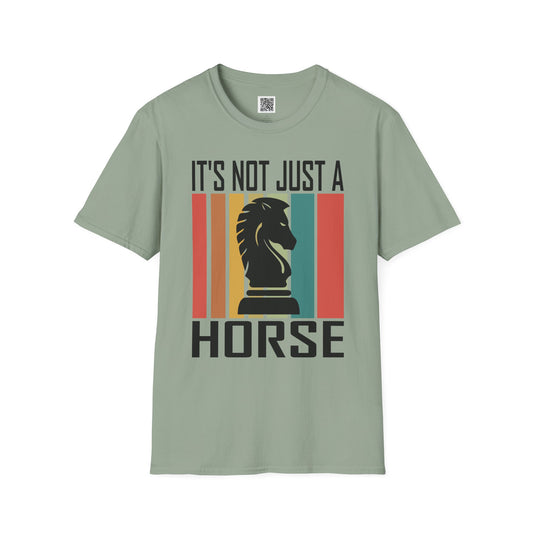 "It's Not Just a Horse" Chess Design - Unisex Softstyle T-Shirt