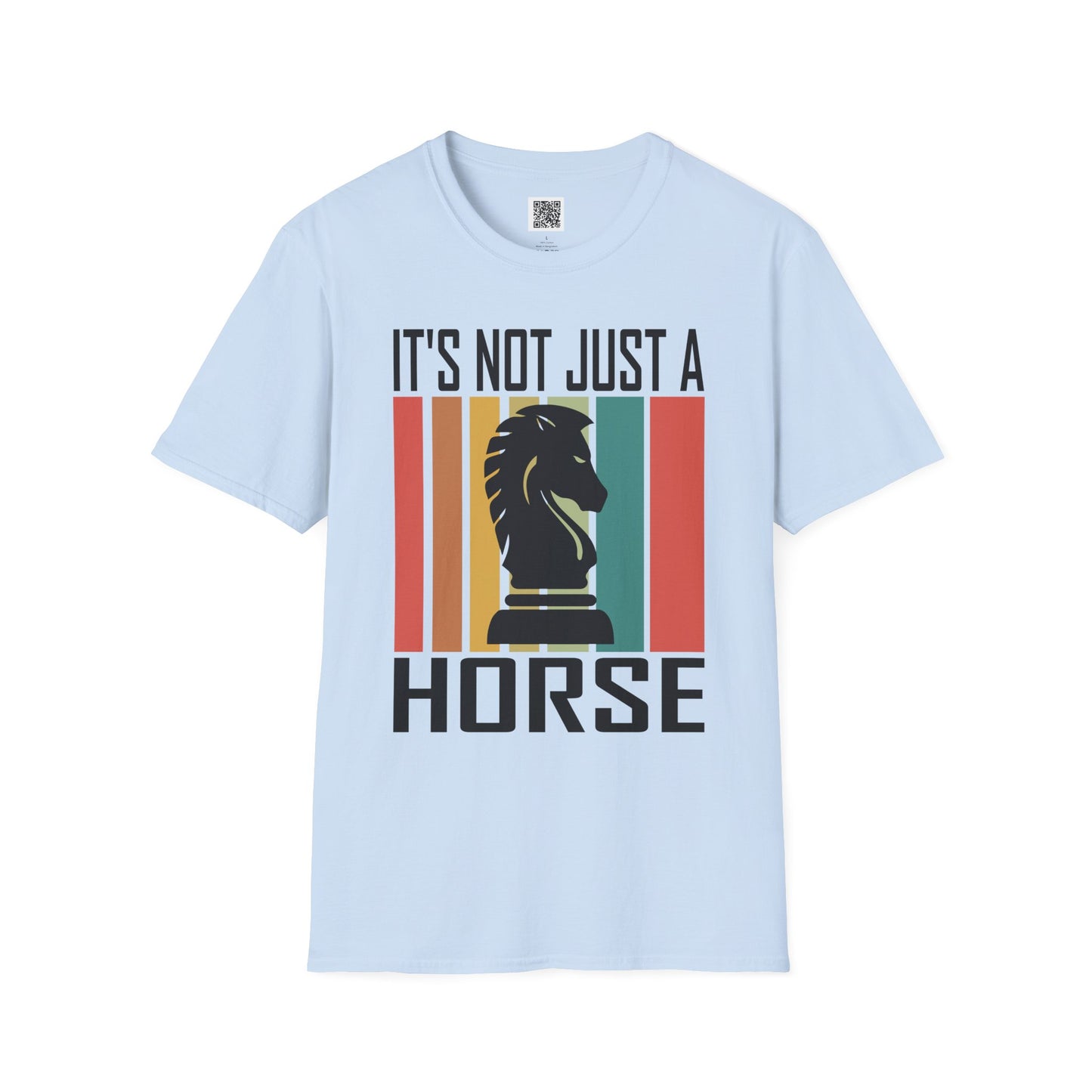 "It's Not Just a Horse" Chess Design - Unisex Softstyle T-Shirt