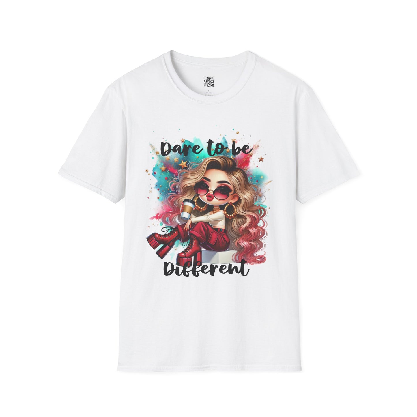 Dare to Be Different | Unisex Softstyle T-Shirt - Trendy Graphic Tee for Self-Expression