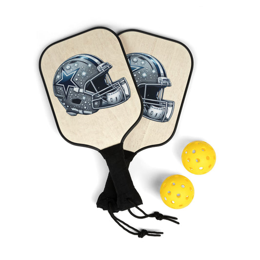 Pickleball Set with Sports Helmet Design - Perfect for Team Players and Gifts