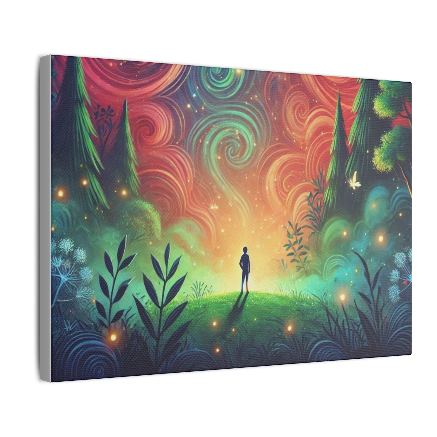 Whimsical Nature Giclée Print Canvas - Dreamlike Forest Art for Home Decor