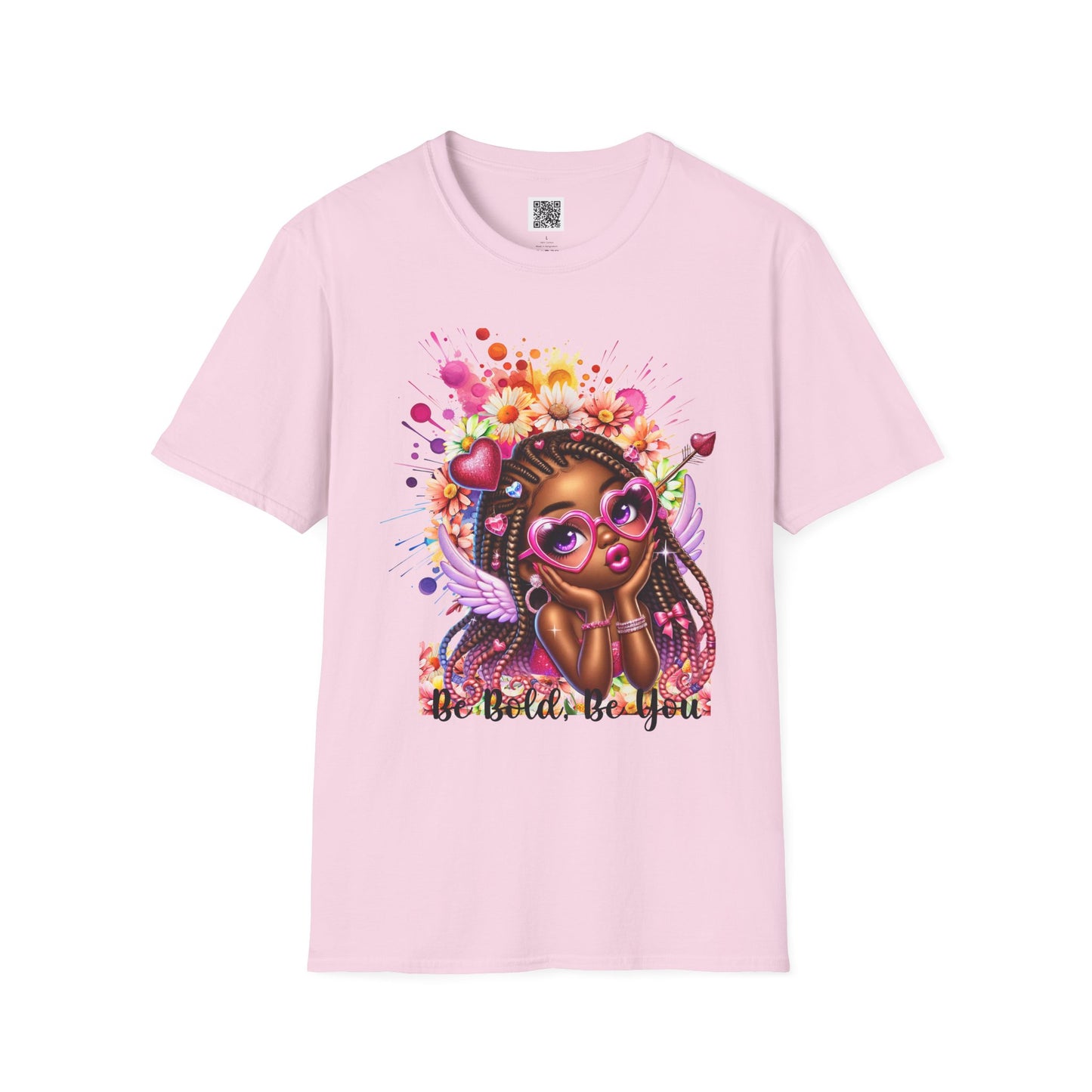 Be Bold & Beautiful | Unisex Softstyle T-Shirt - Vibrant Graphic Tee for Self-Expression
