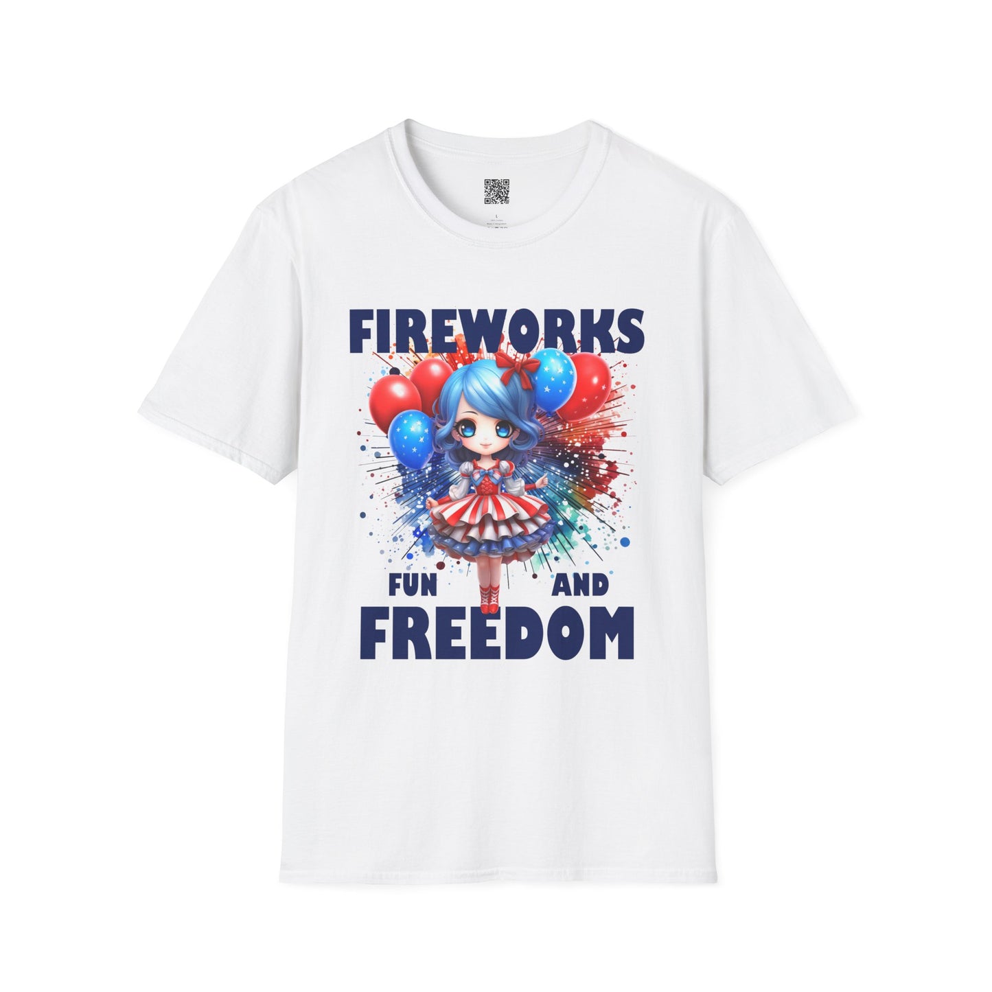 Fireworks Fun and Freedom | Unisex Softstyle T-Shirt