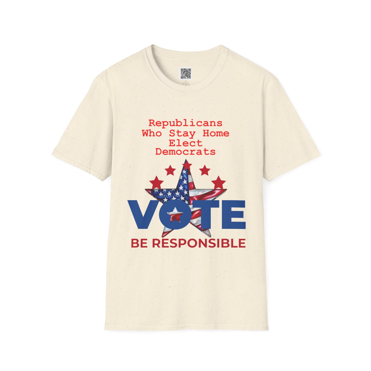 Vote Be Responsible | Unisex Softstyle T-Shirt