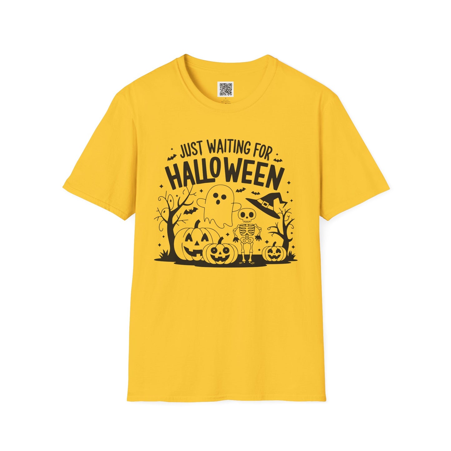 Just Waiting for Halloween - Unisex T-Shirt Design