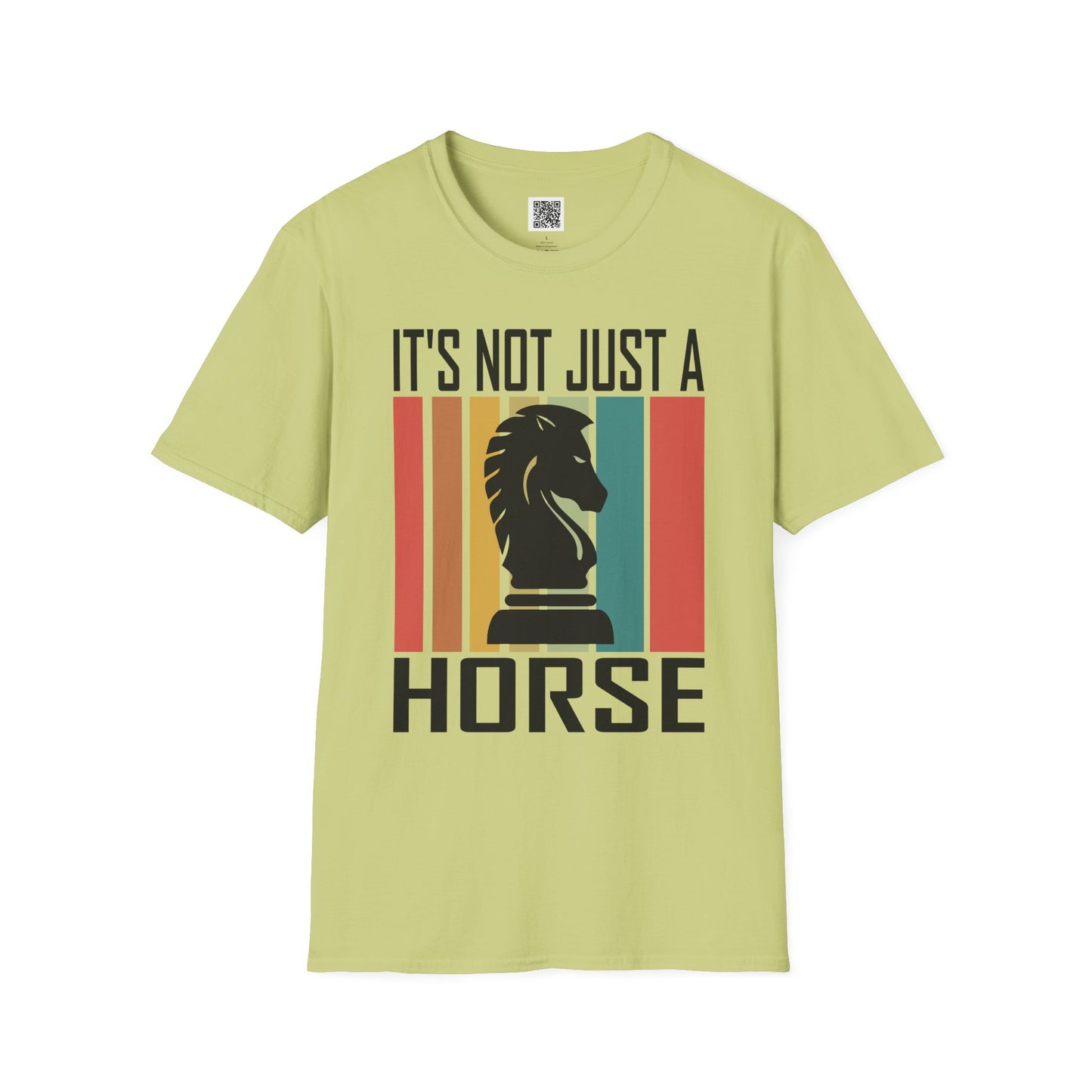 "It's Not Just a Horse" Chess Design - Unisex Softstyle T-Shirt