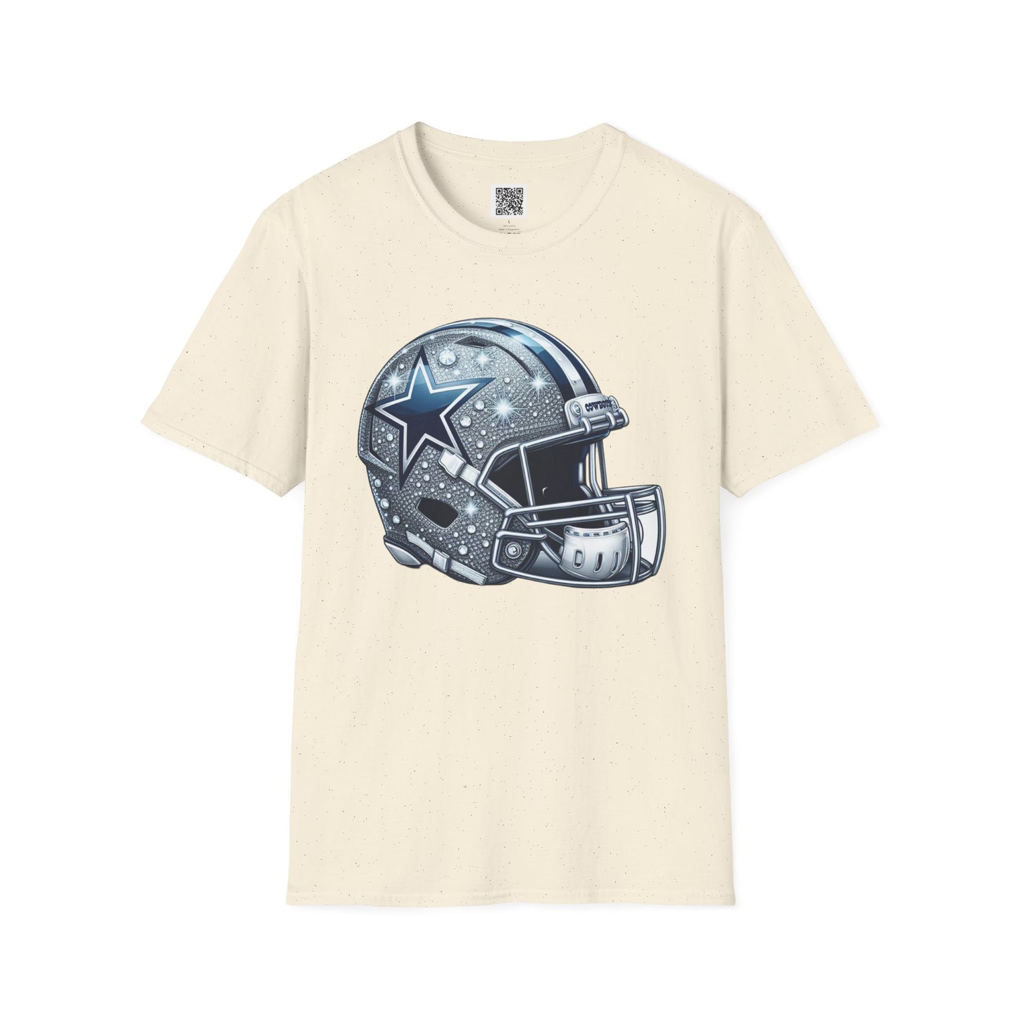 Unisex Softstyle T-Shirt - Retro Football Helmet Design