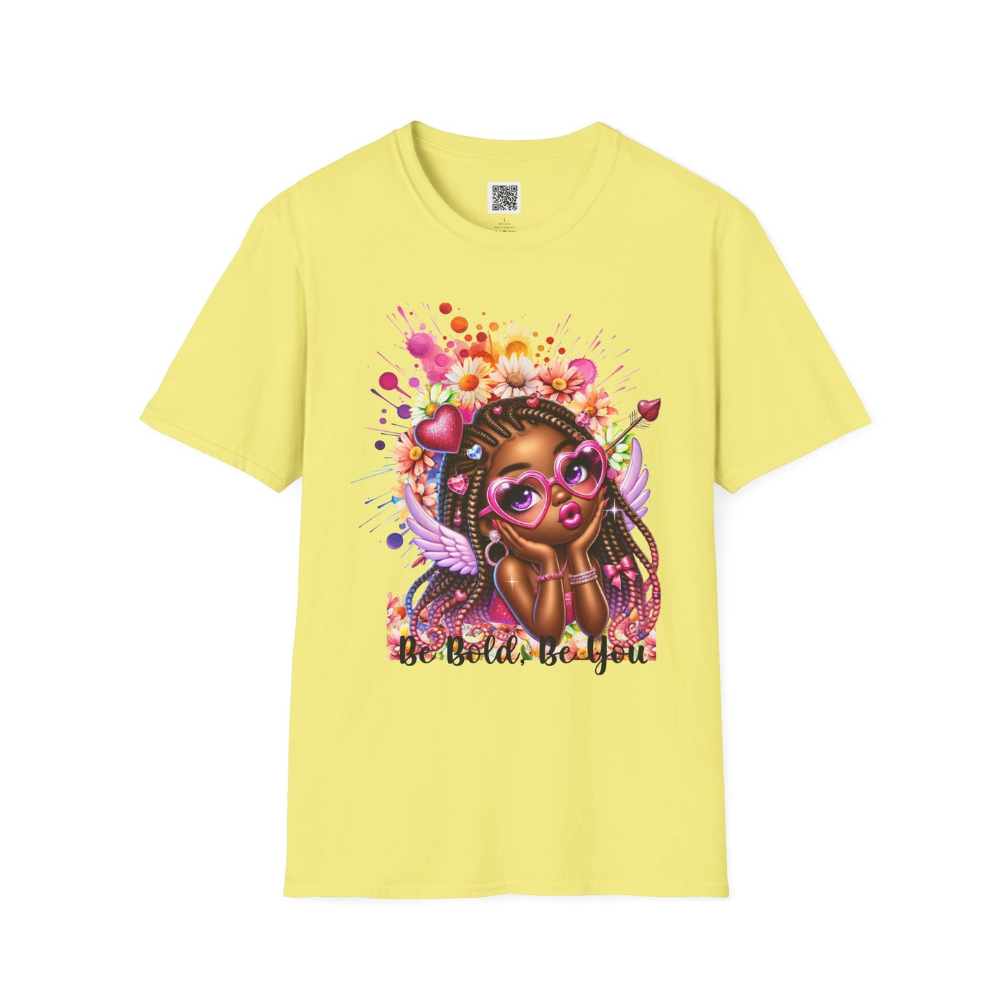 Be Bold & Beautiful | Unisex Softstyle T-Shirt - Vibrant Graphic Tee for Self-Expression