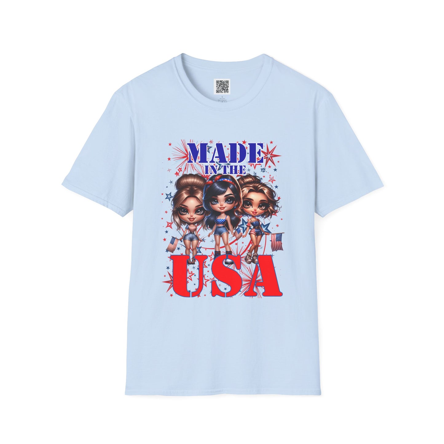 Made in the USA | Unisex Softstyle T-Shirt - Patriotic Graphic Tee