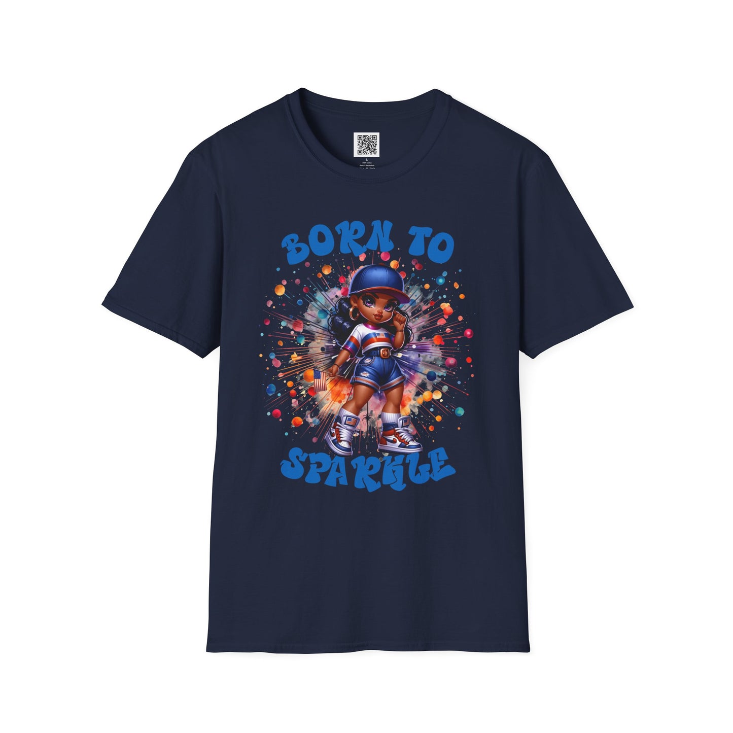 Born to Sparkle | Unisex T-Shirt - Fun, Colorful Tee for Kids and Adults