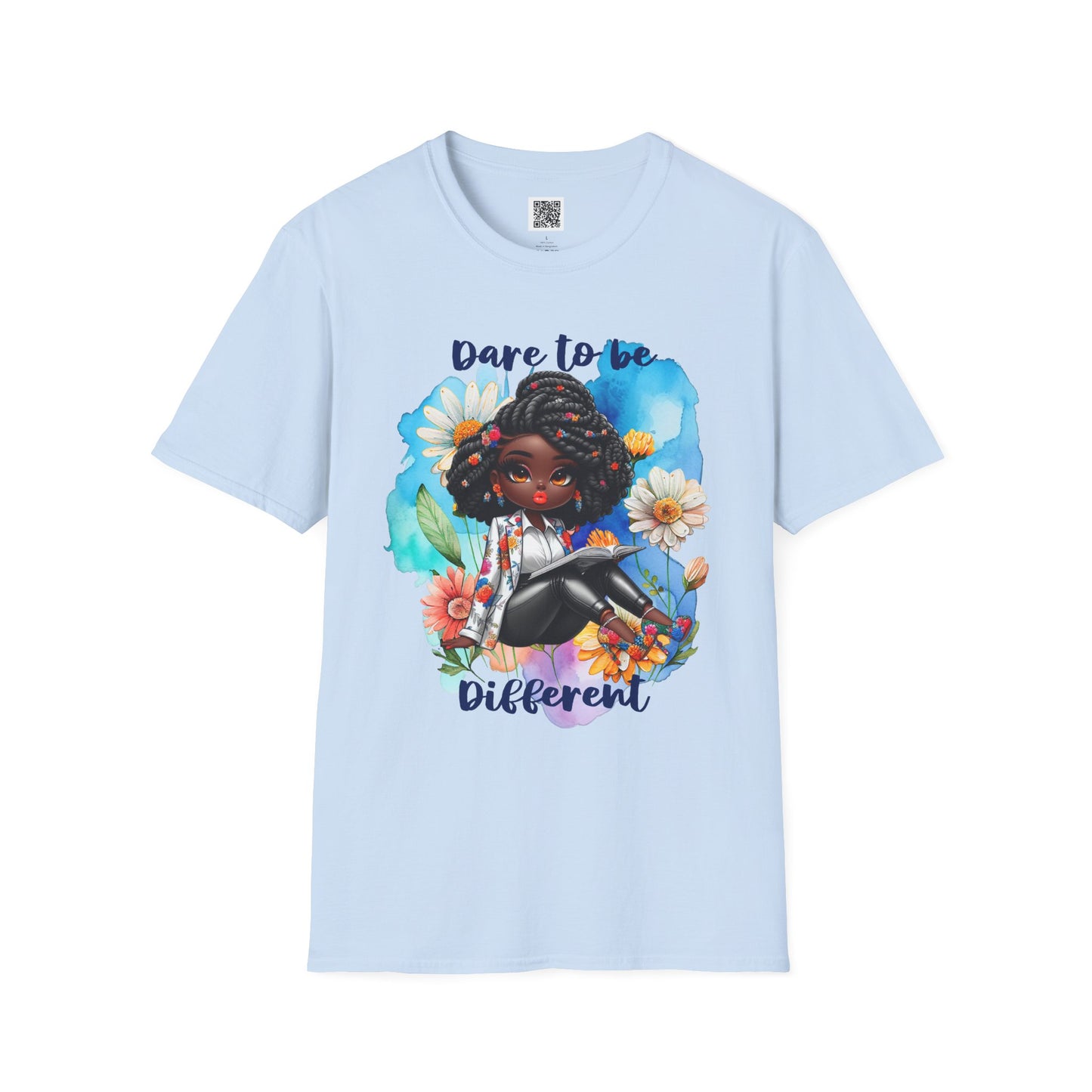 Dare to Be Different | Unisex T-Shirt - Softstyle Floral Design