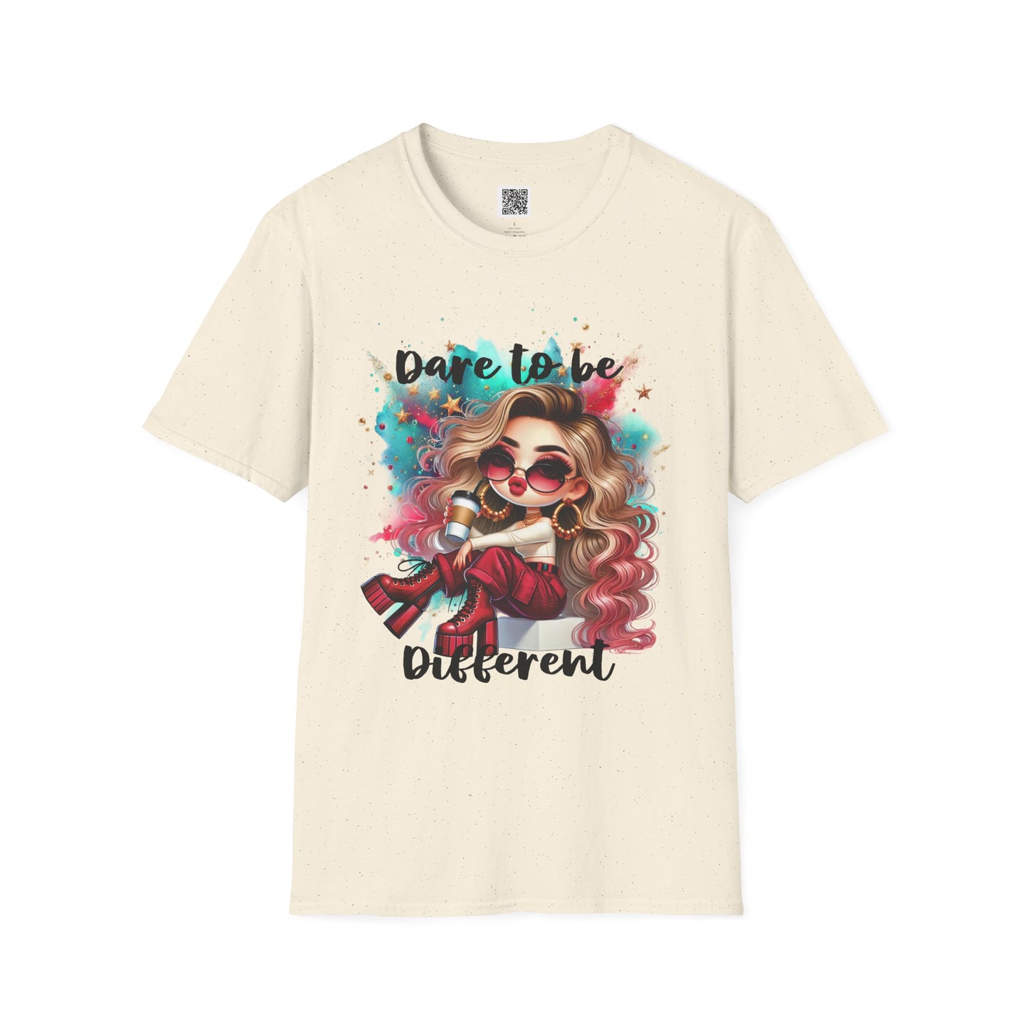 Dare to Be Different | Unisex Softstyle T-Shirt - Trendy Graphic Tee for Self-Expression