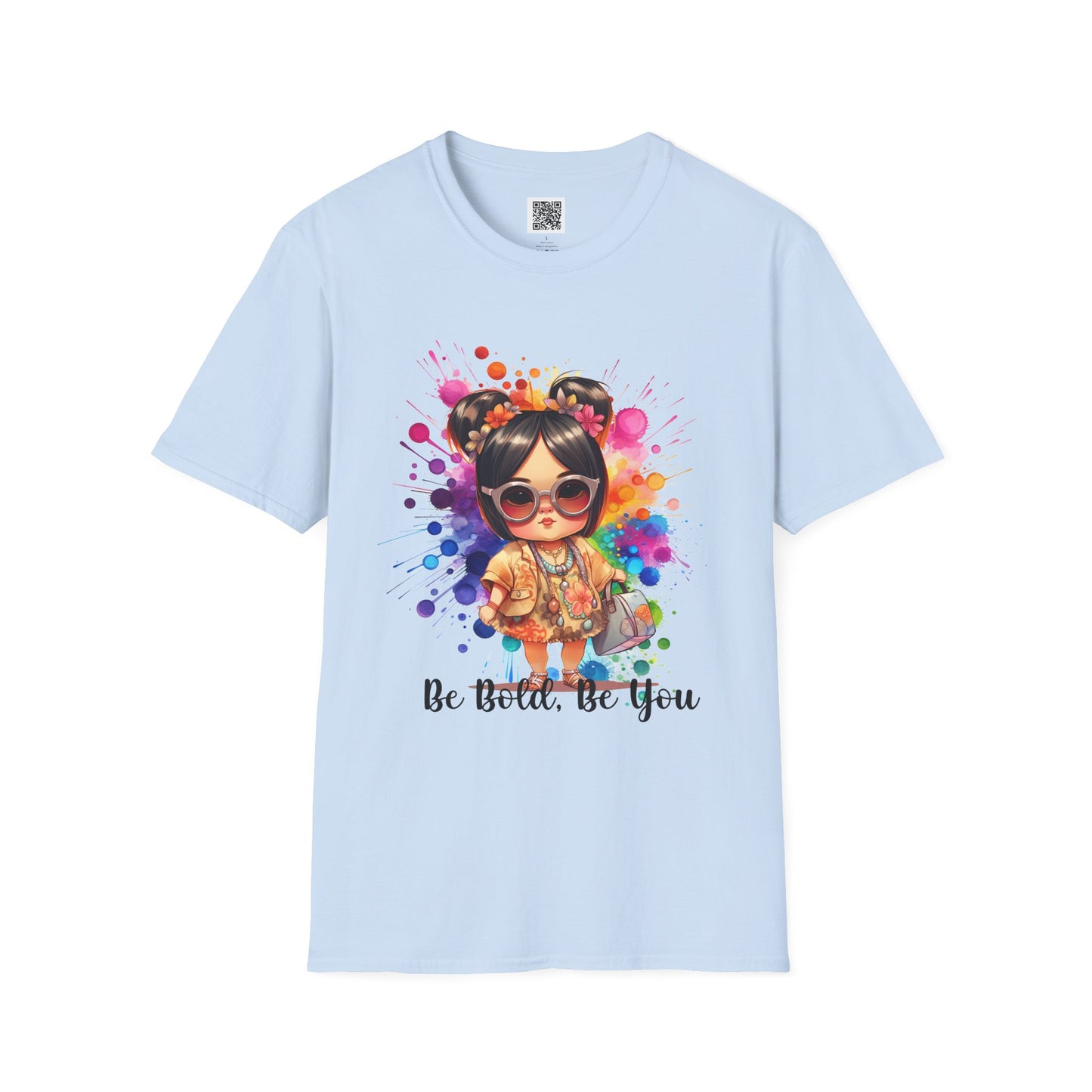 Be Bold, Be You | Unisex Softstyle T-Shirt - Colorful Graphic Tee for Self-Expression