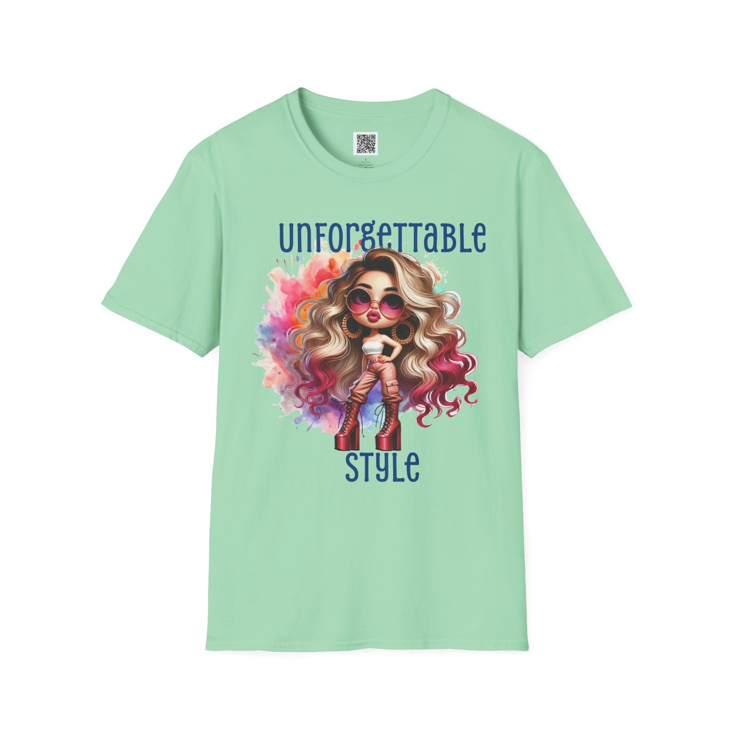 Unforgettable Style | Unisex Softstyle T-Shirt - Trendy Graphic Tee for Fashion Lovers