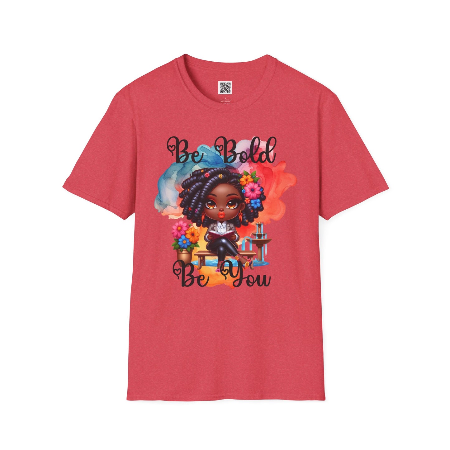 Be Bold, Be You | Unisex Softstyle T-Shirt for Empowerment & Self-Expression